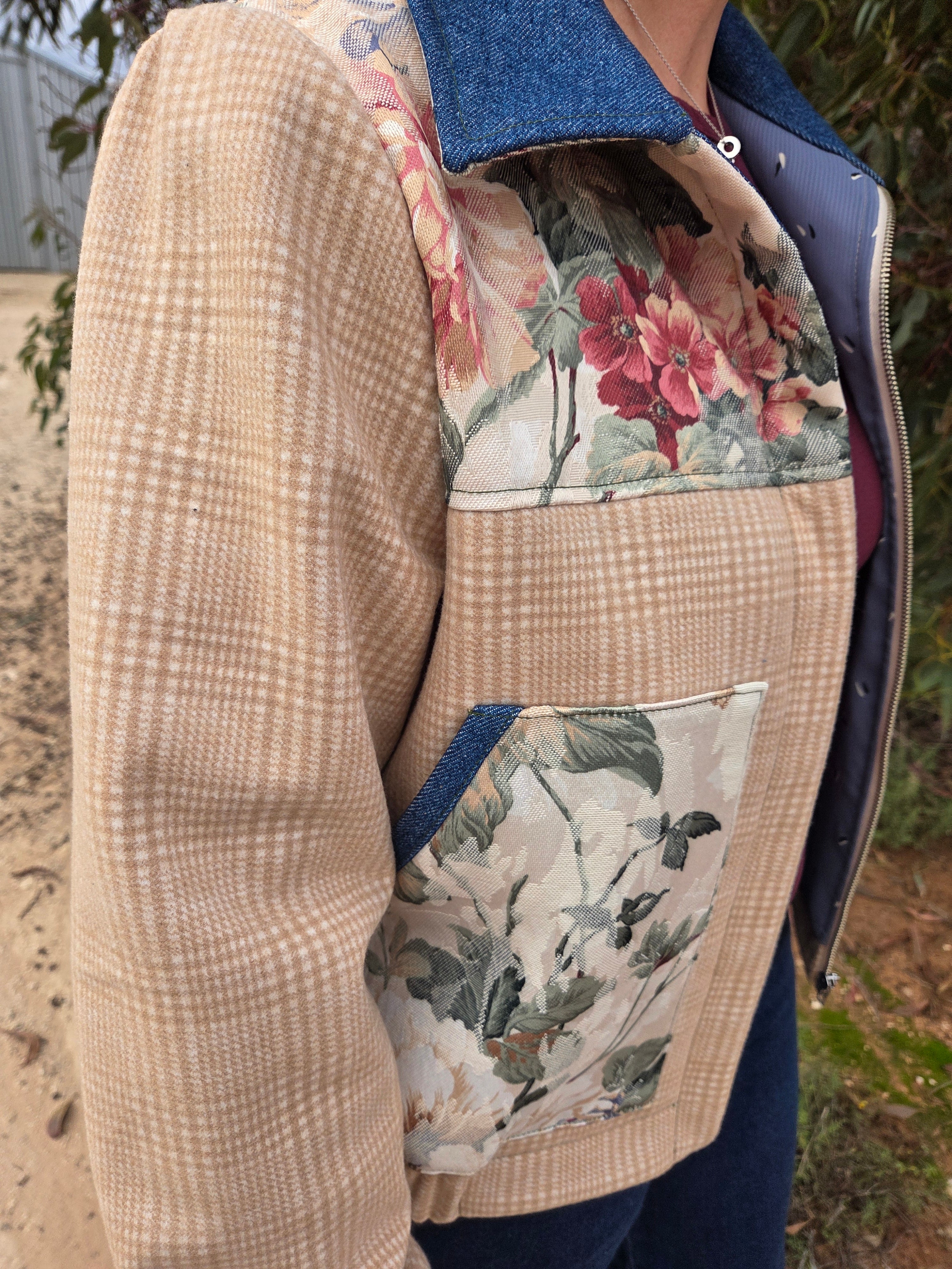 Nannas Couch - Retro Bomber jacket - S/M