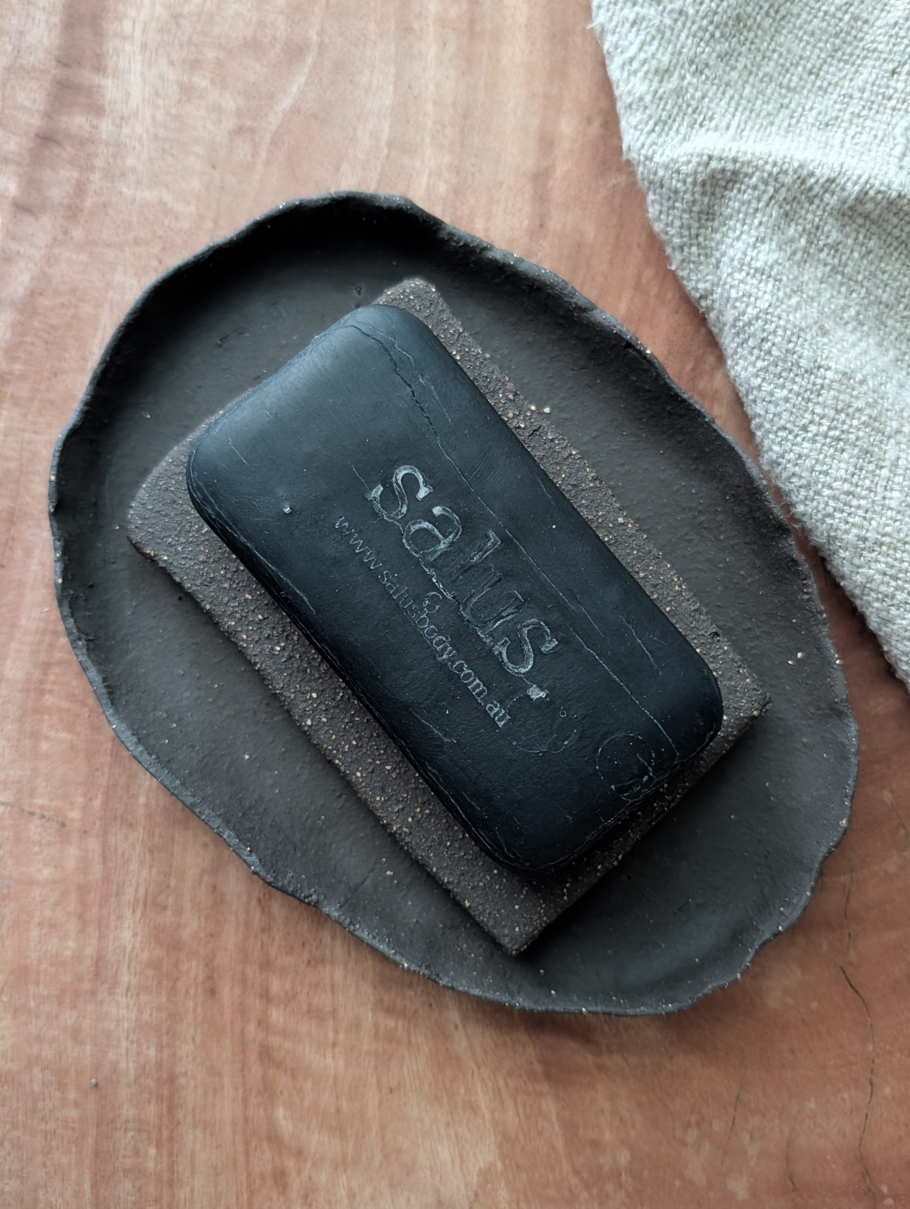 Handmade Ceramic Soap Tray Set | earthy • textural • organic