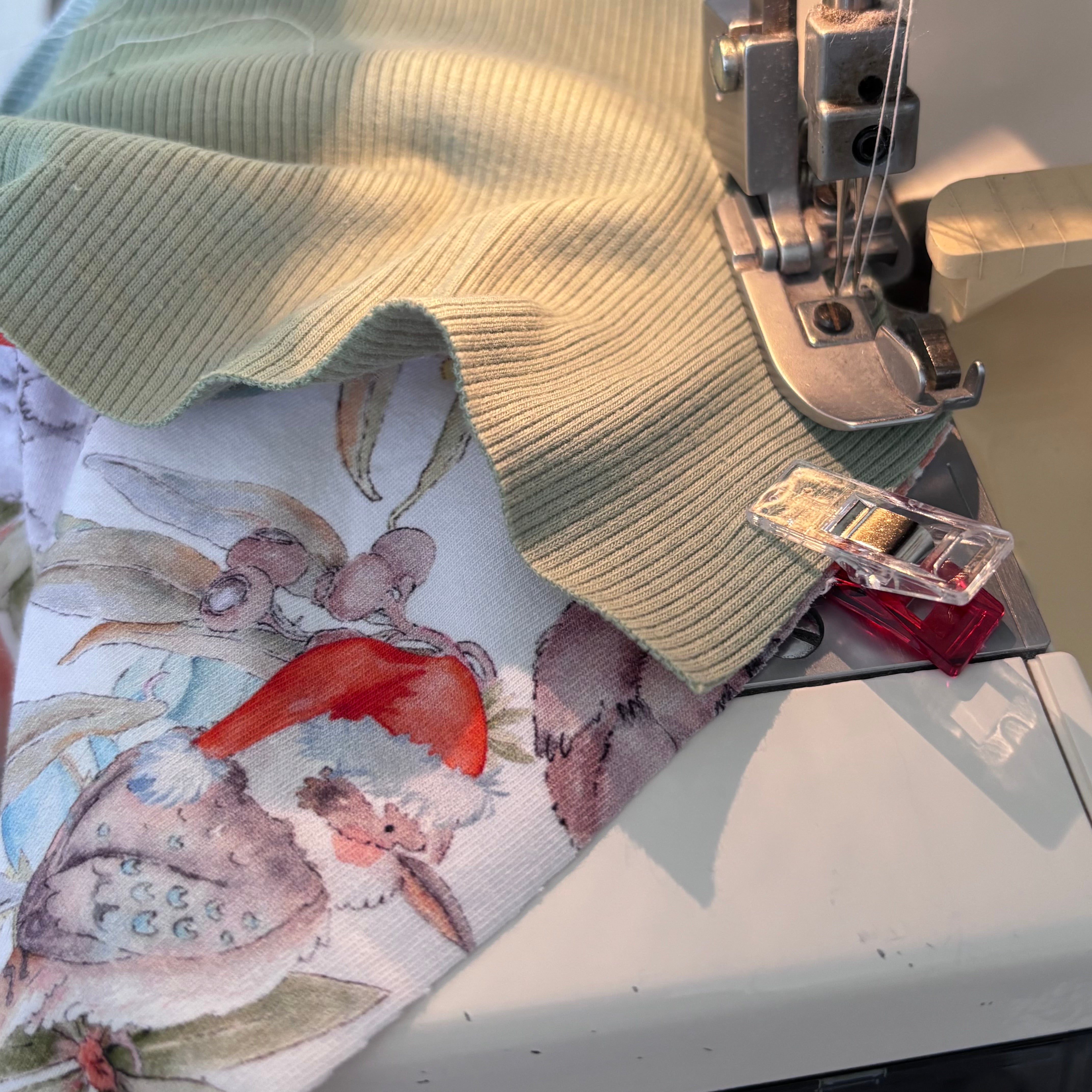 Christmas Baby Summer Romper - Green Aussie Animals