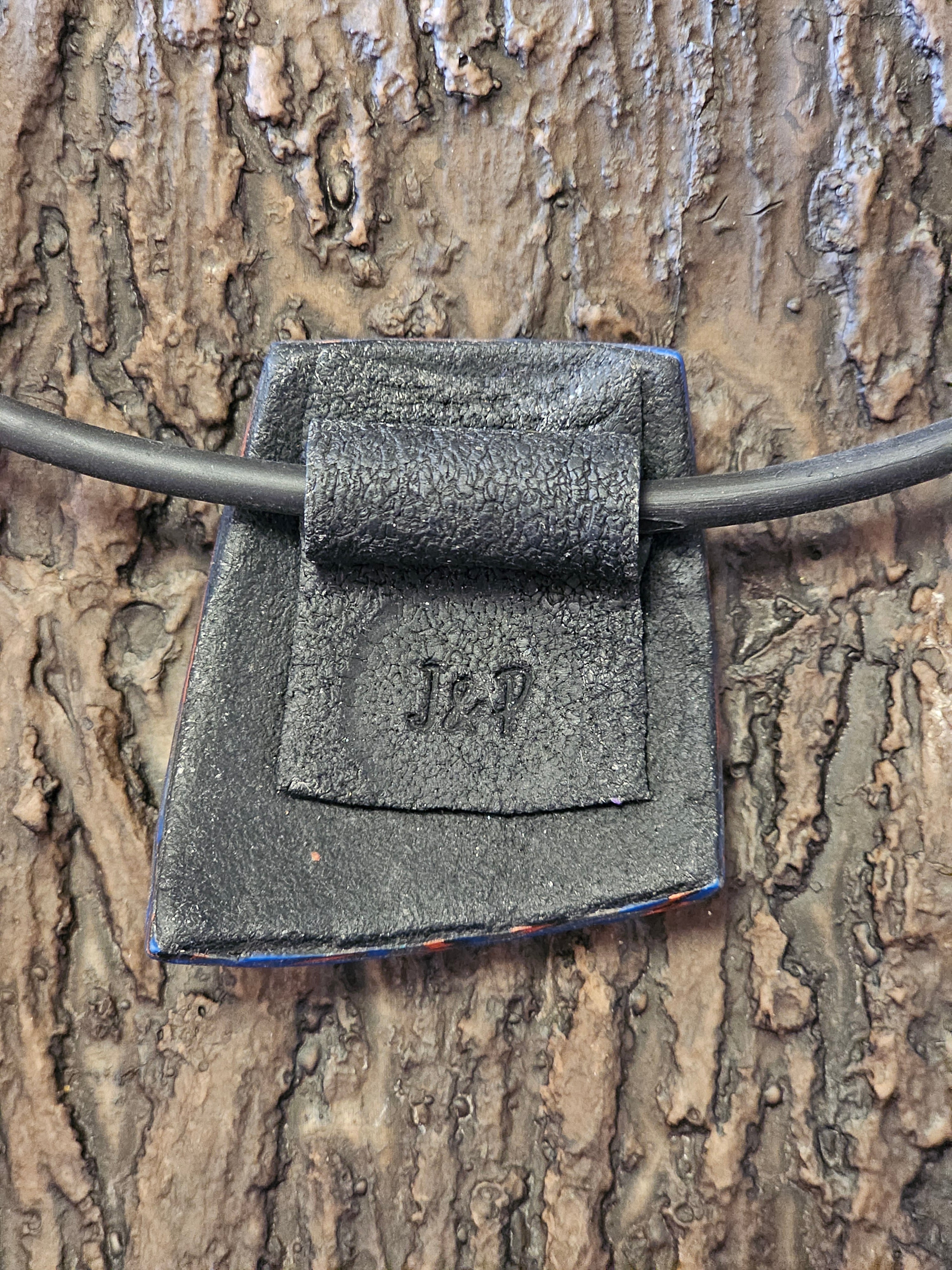 COPPER EMBERS - POLYMER CLAY PENDANT