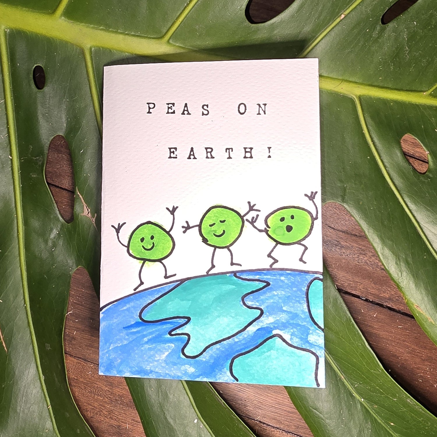 Greeting Cards - Peas on Earth