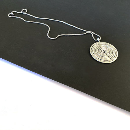 Necklace Spiral Aluminium
