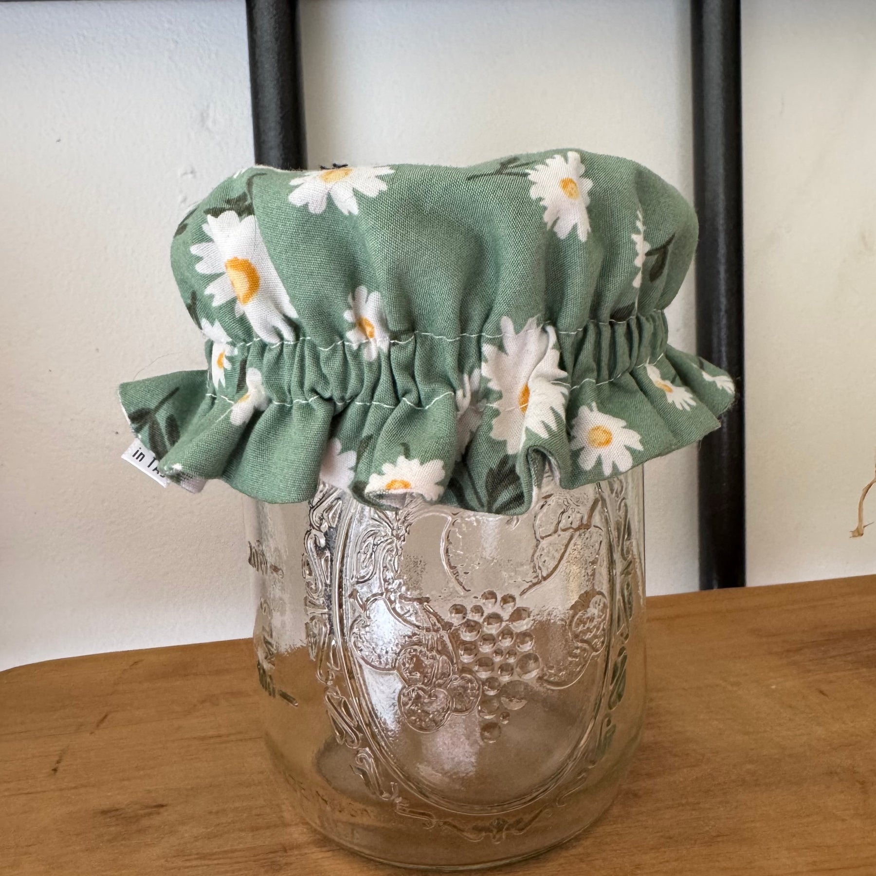 Reversible Daisy Bowl & Jar Covers – Handmade in Tasmania