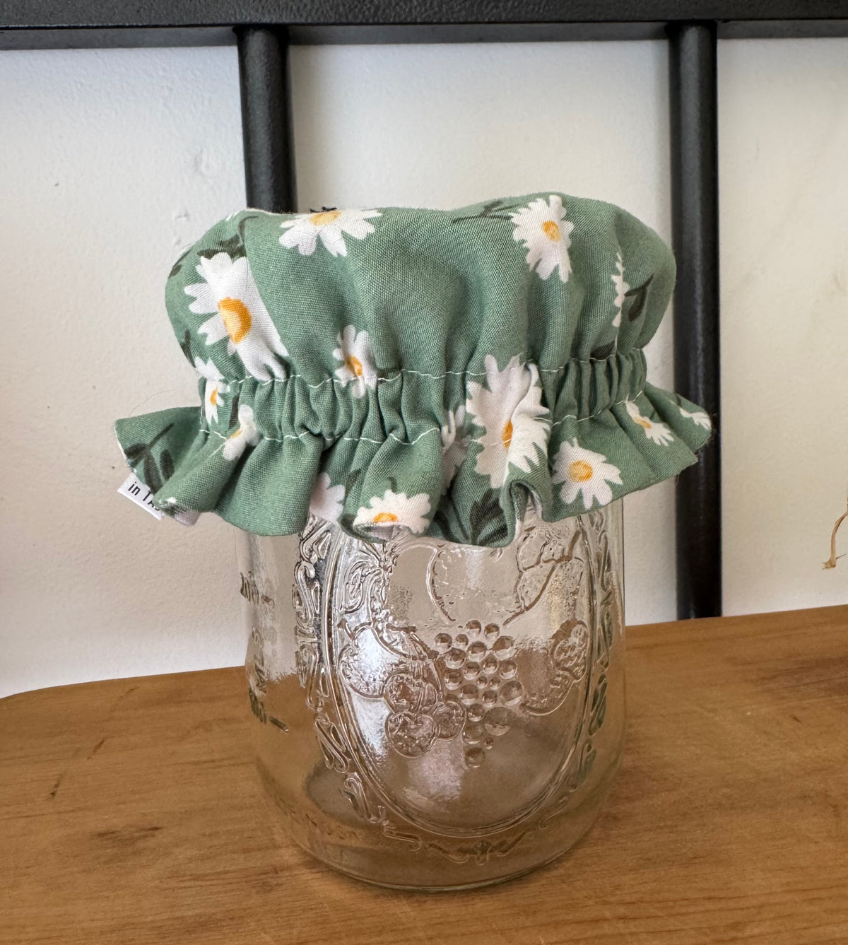 Reversible Daisy Bowl & Jar Covers – Handmade in Tasmania