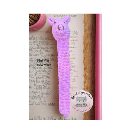 Pink Pig Bookmark