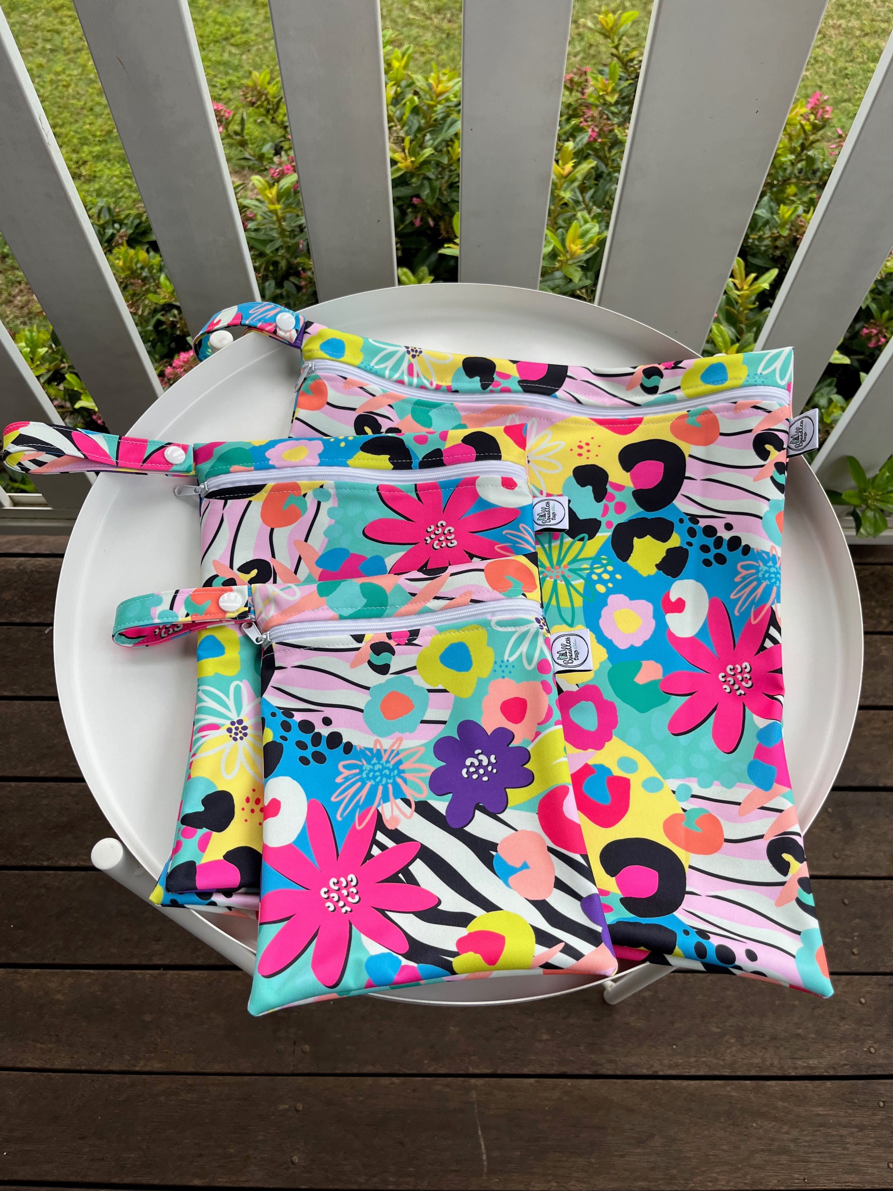 READY MADE Water-resistant wet bags - Barbarella (Ladybird and Roar)  | Ready to ship | FREE Postage