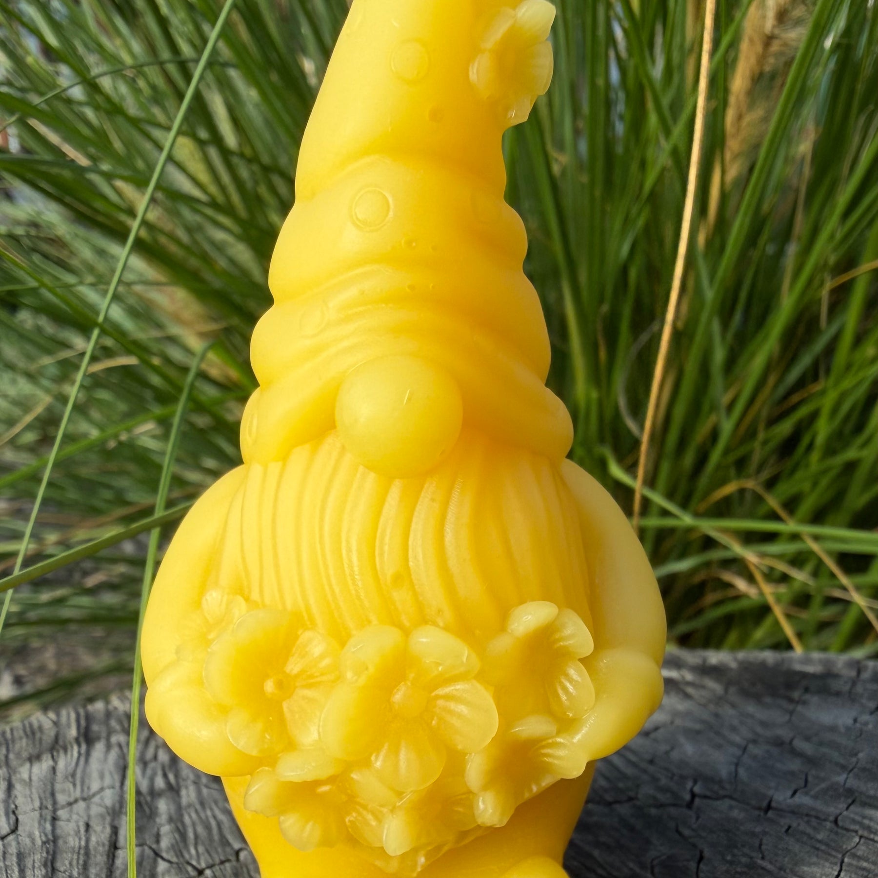 Gnome Beeswax Candle