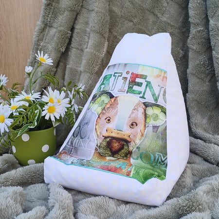 Dog Design Pillow to suit Book and Tablet