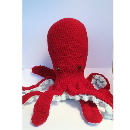 Crochet Red Octopus