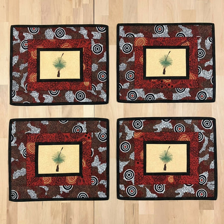 SALE placemat handmade quilted Australian native