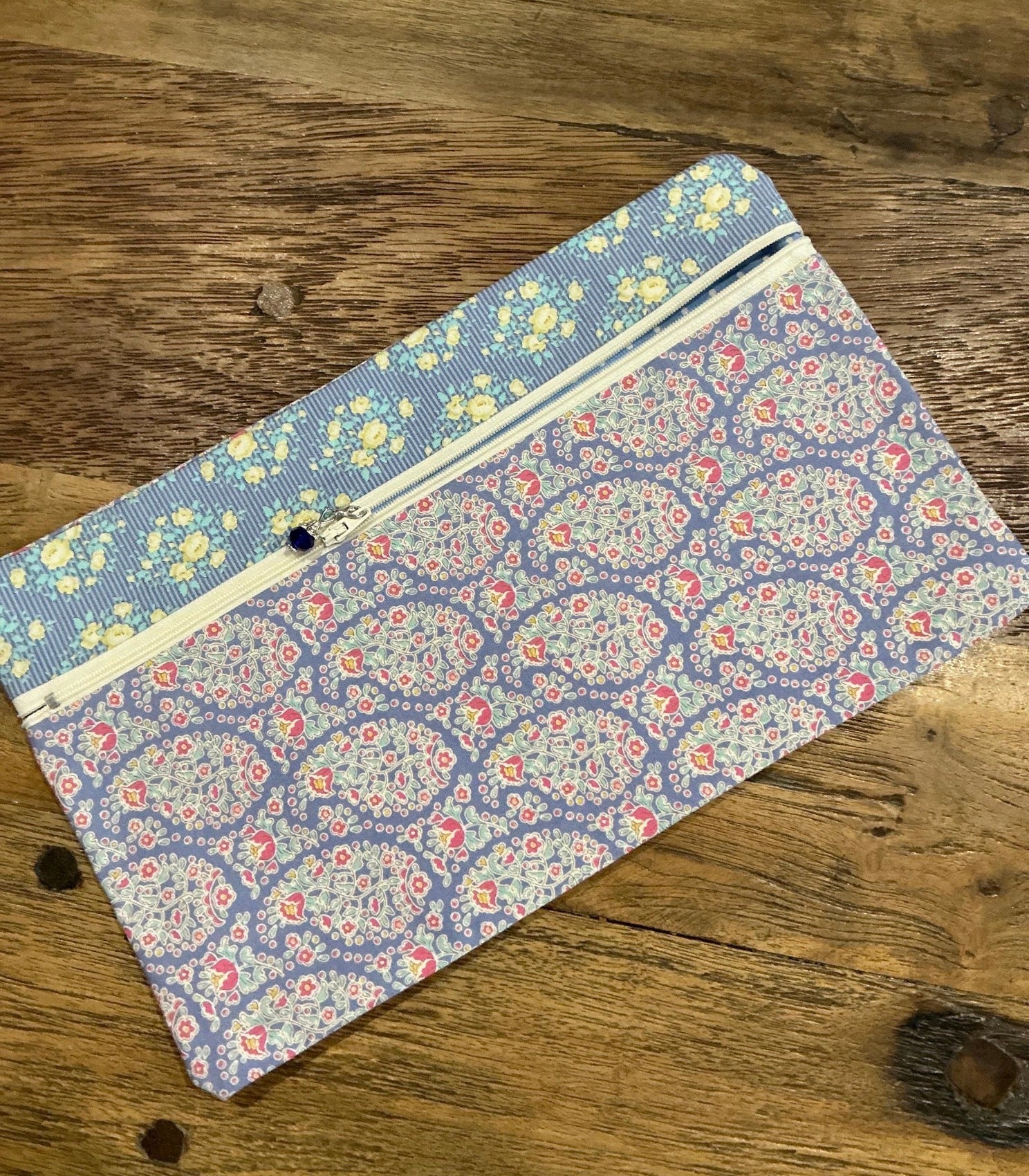 UNIQUE one of a kind Make up Bag, Pencil Case, Hand made in South Australia.