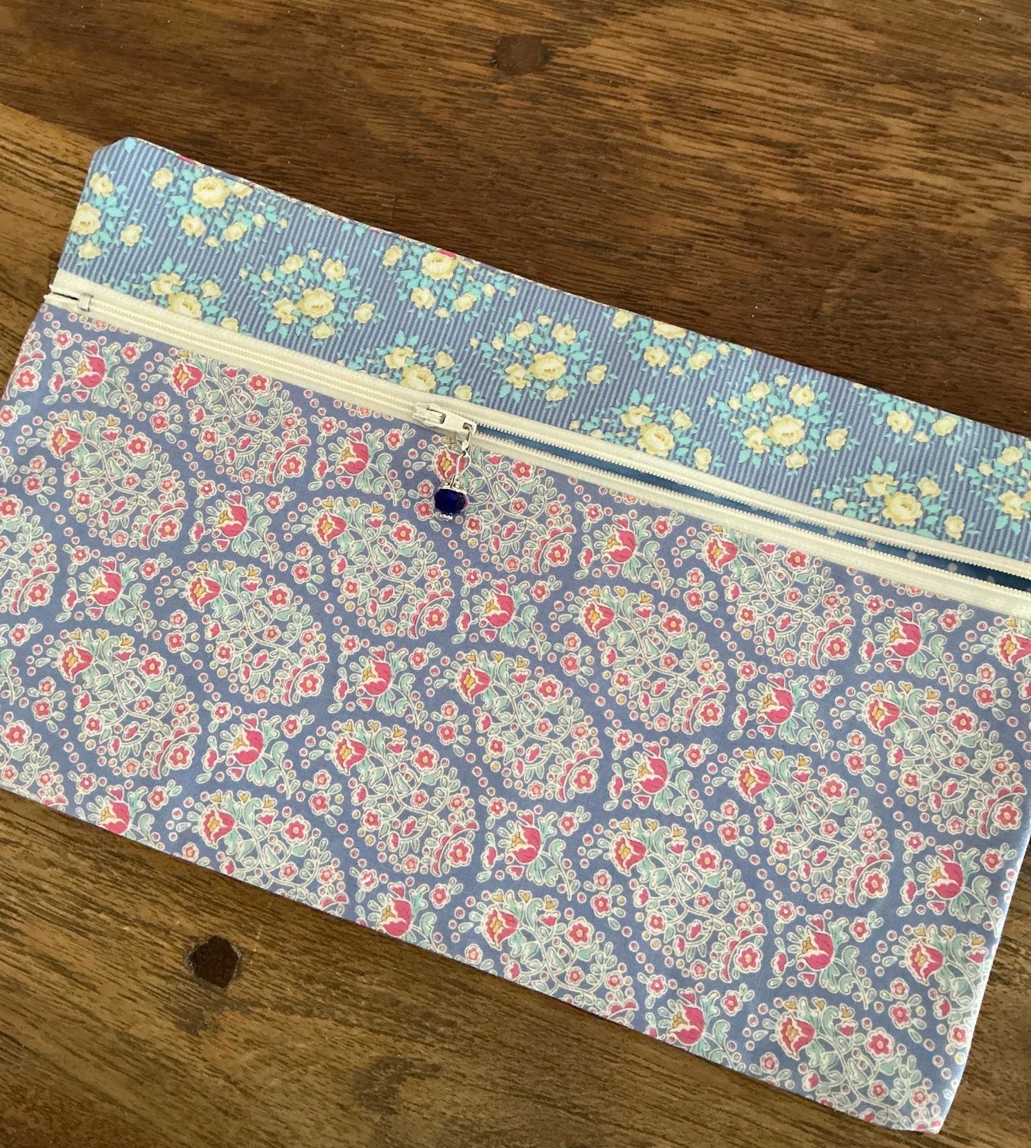 UNIQUE one of a kind Make up Bag, Pencil Case, Hand made in South Australia.