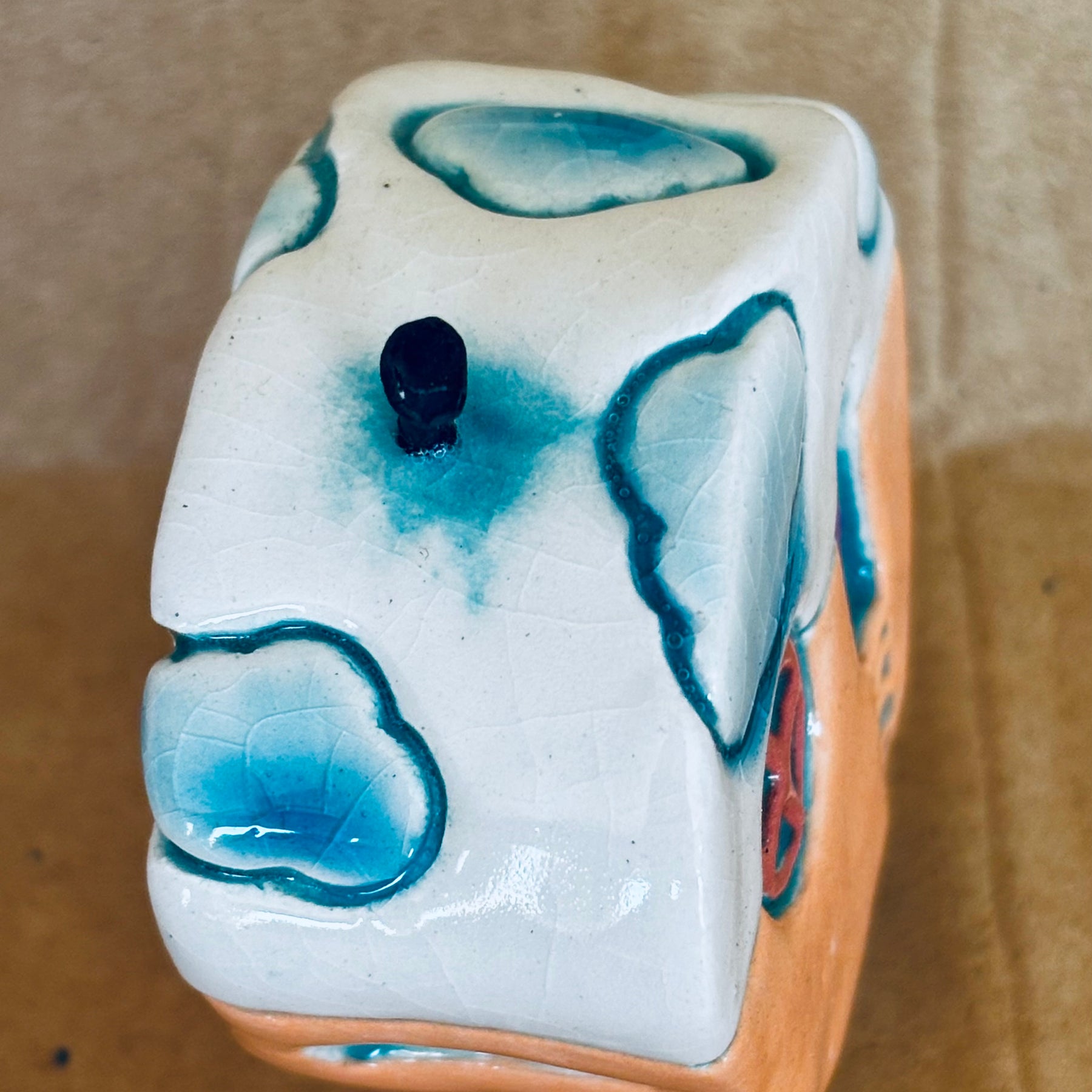 Small Retro Collectable Ceramic Caravan 7