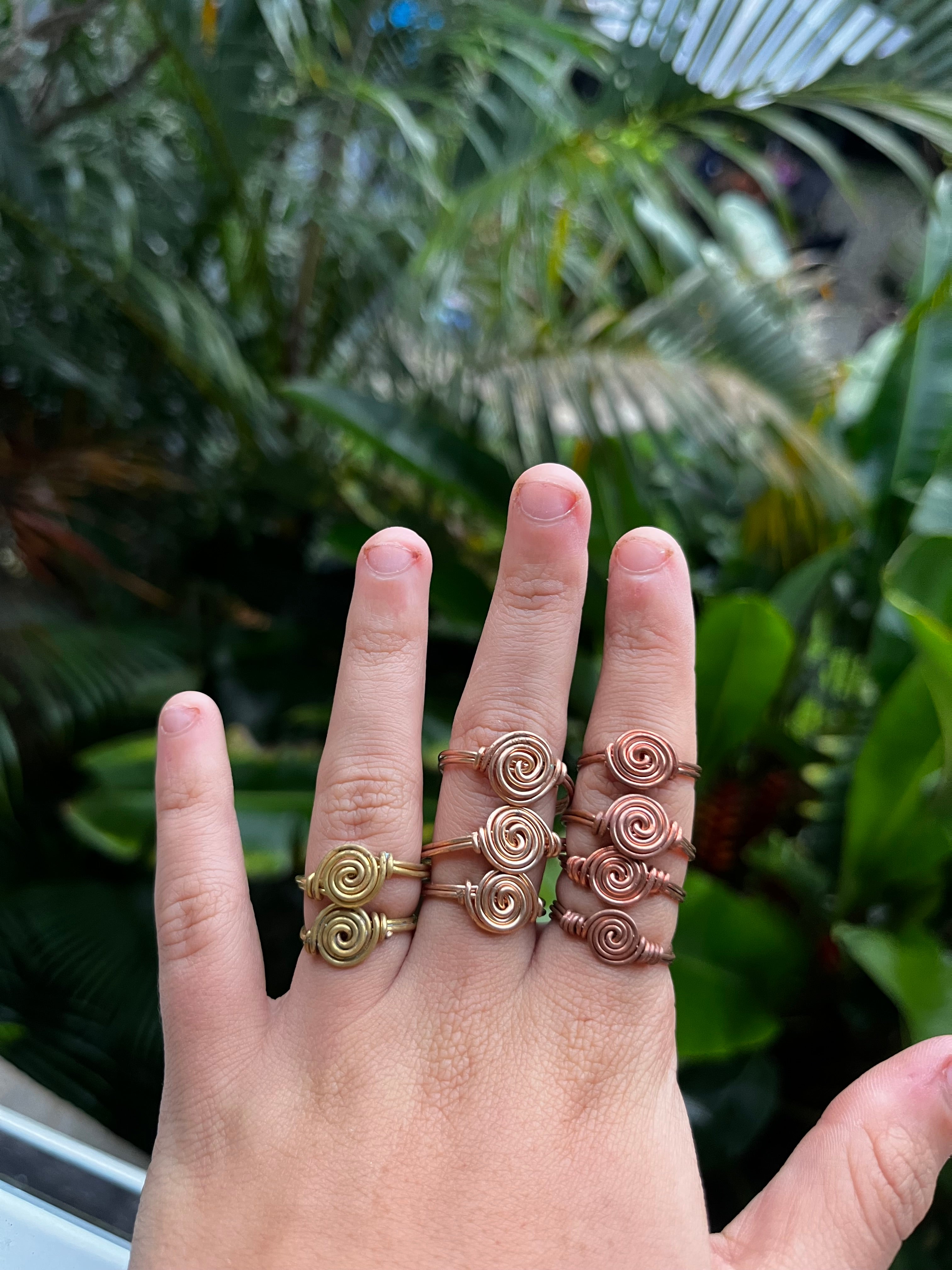 Spiral ring