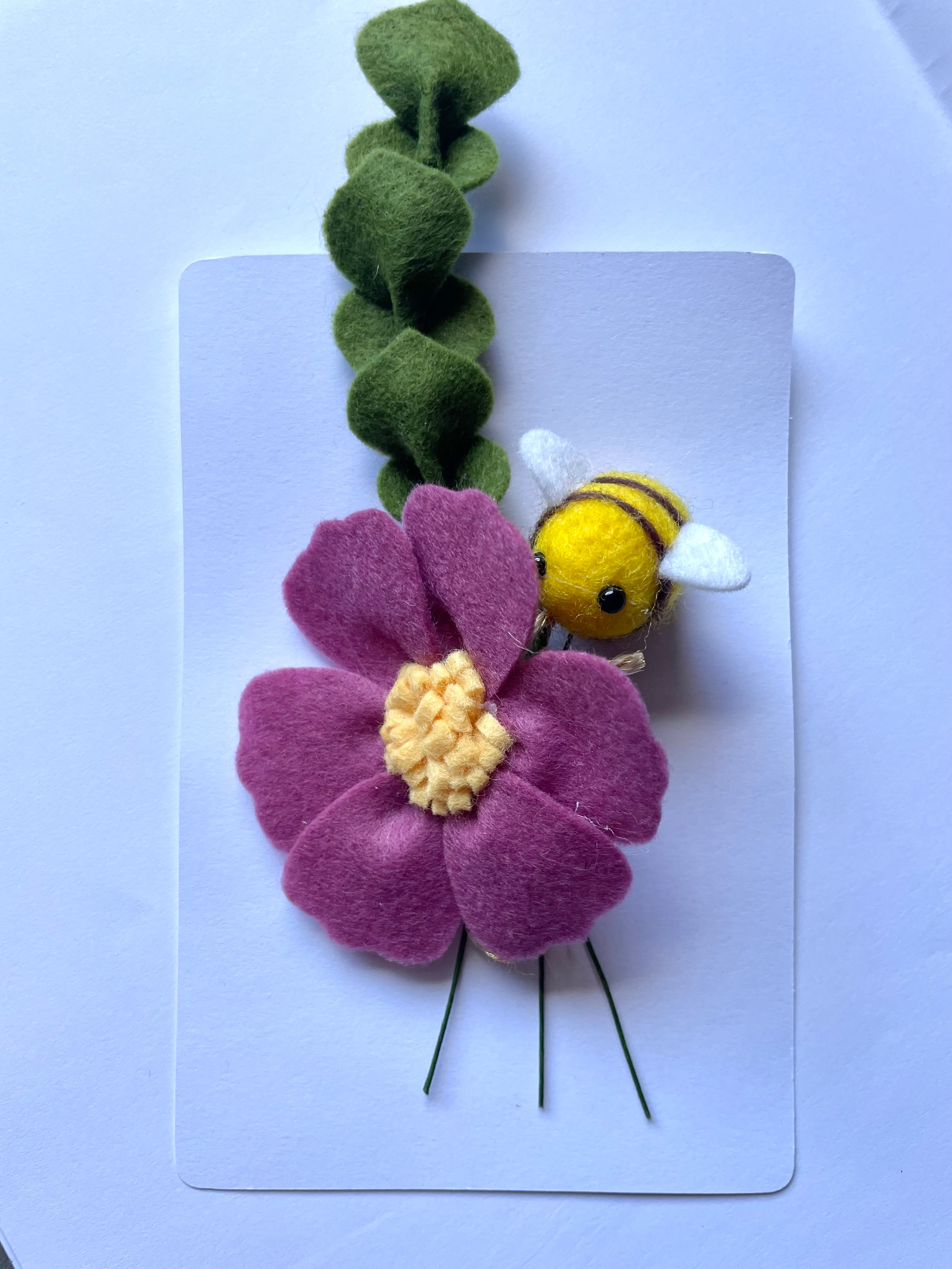 Mini flowers greeting card