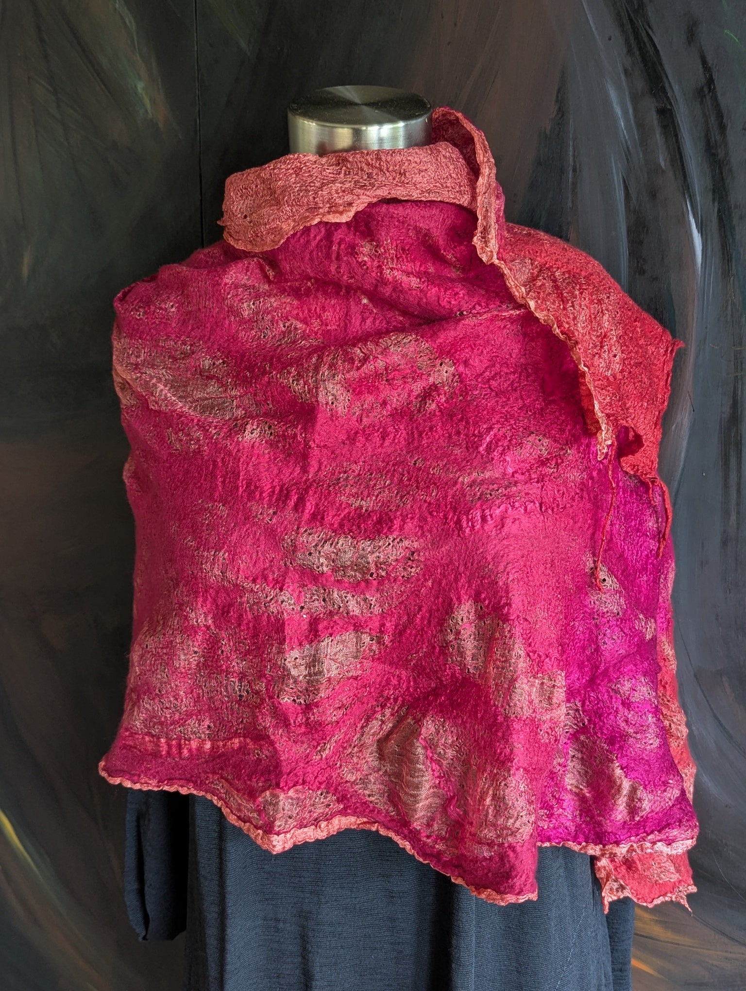 Shawl-Nuno Felt-Kiss Me-Merino and Silk