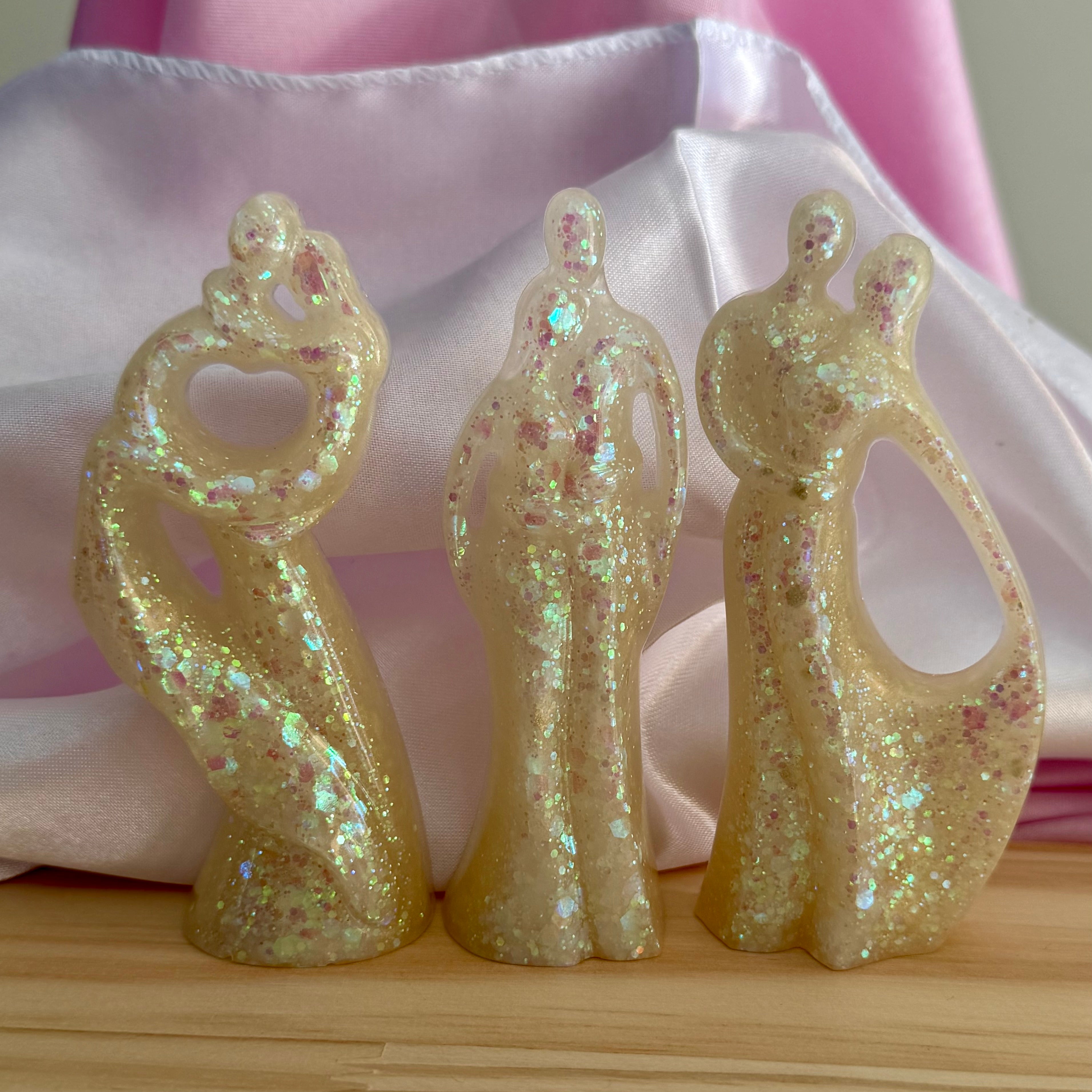 Set Of Three Abstract Couples