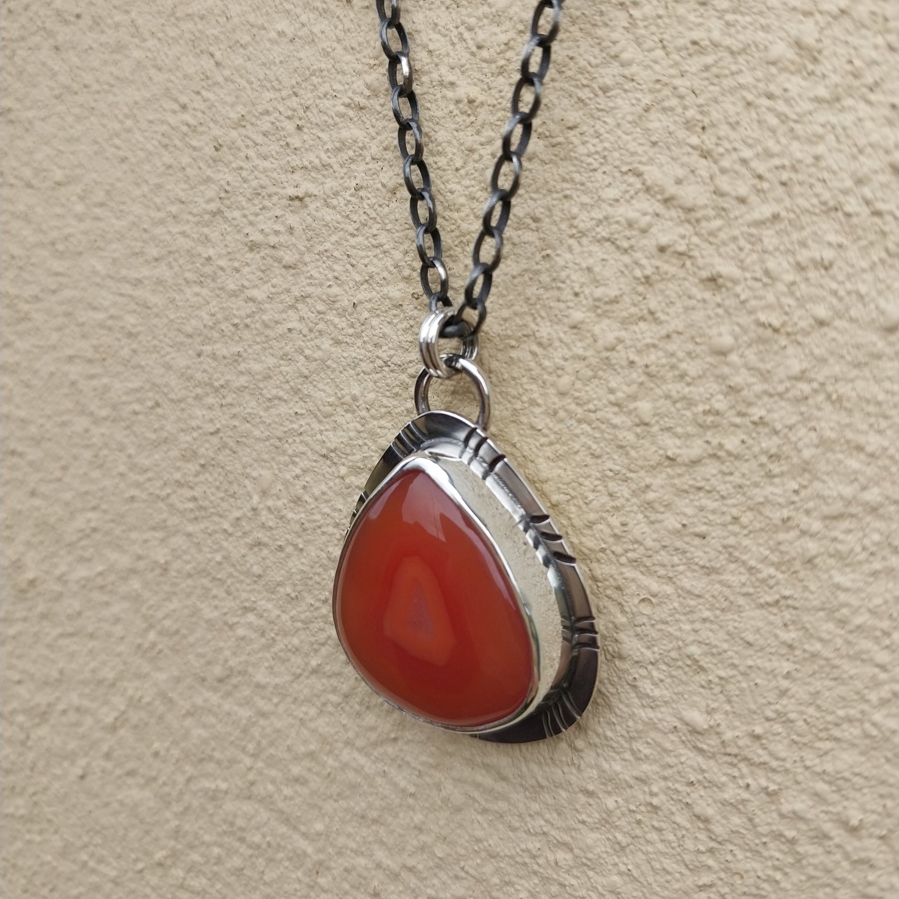 Lake agate necklace