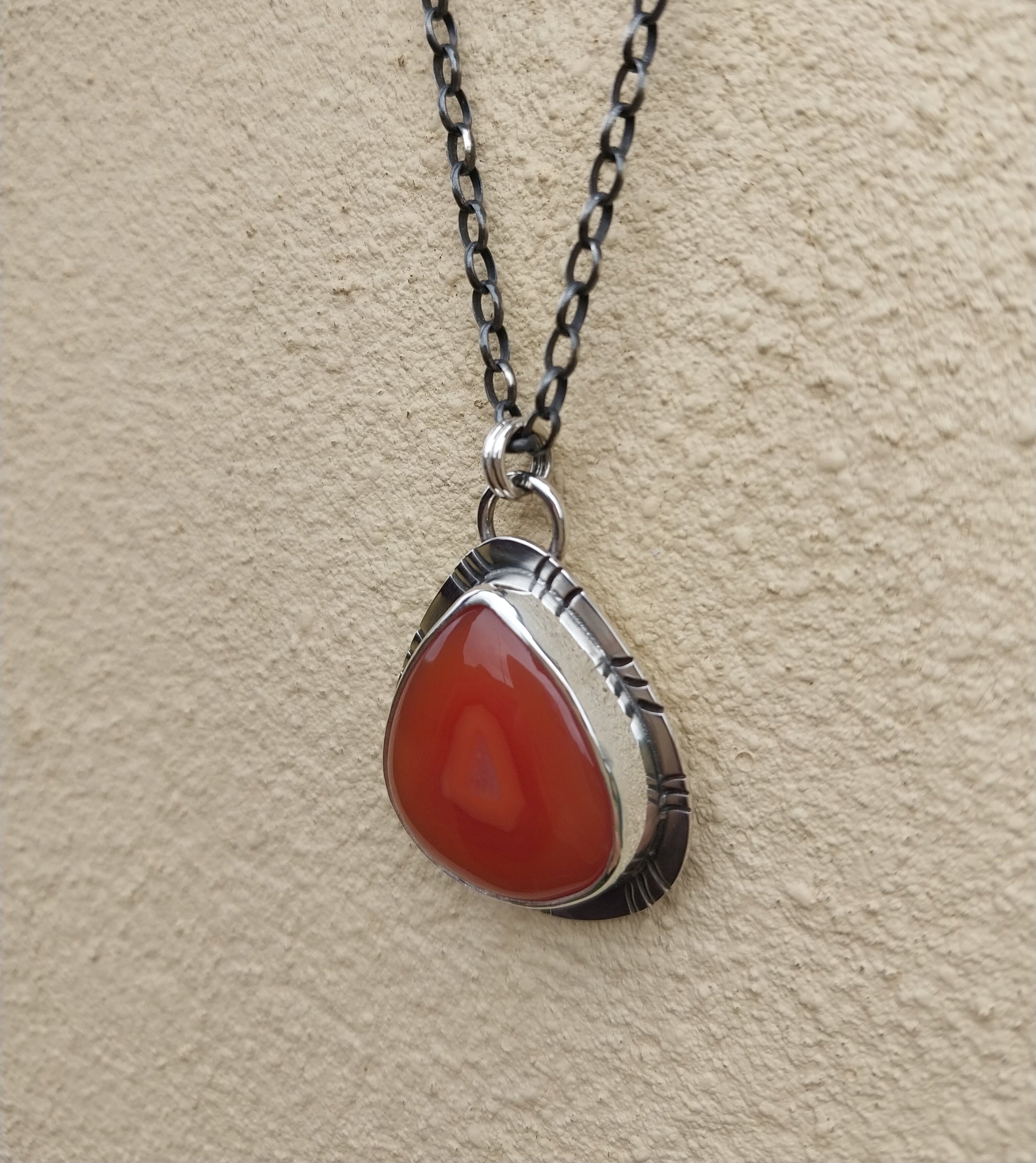 Lake agate necklace
