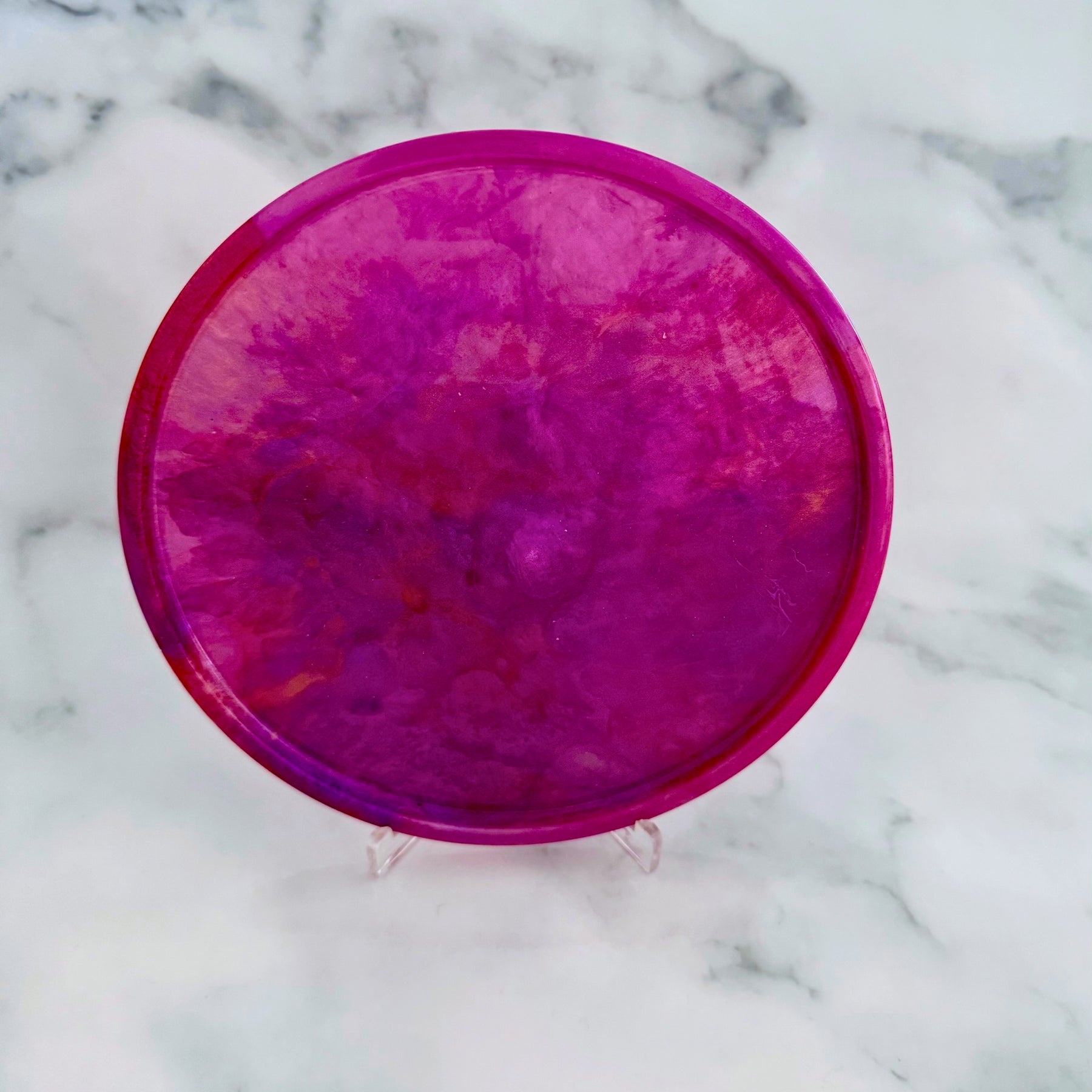 Trio of handmade, handpoured resin trays