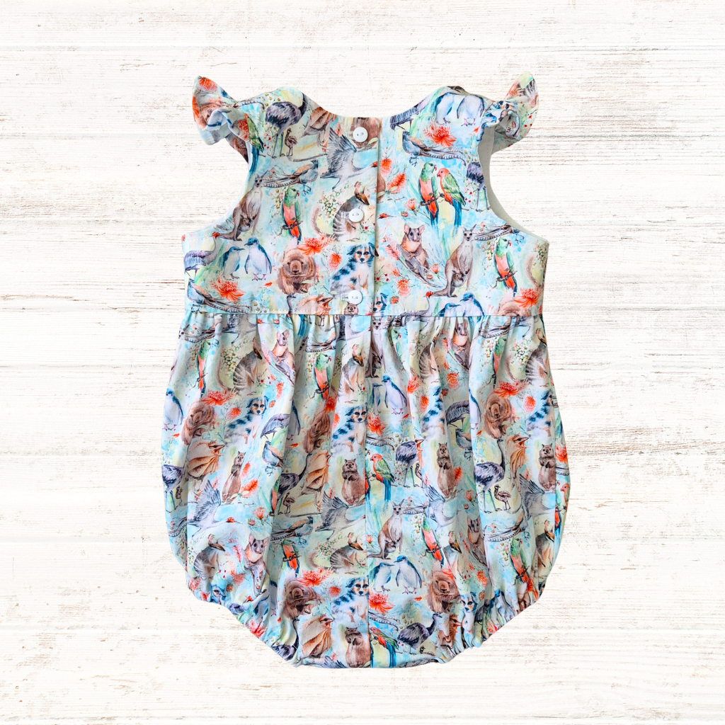 Aussie Animals Baby Romper Sizes 00 & 0 - Ready To Ship!
