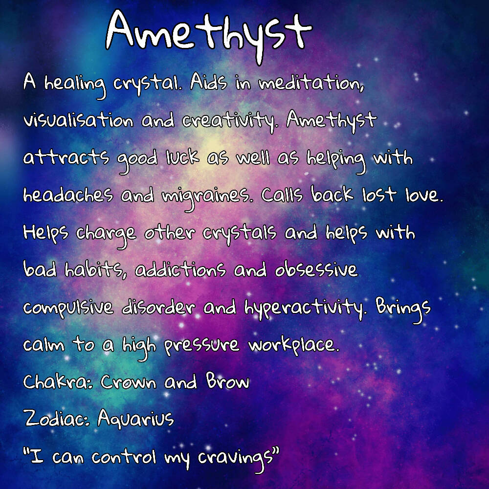 Amethyst Medium Gem Tree for Creativity, Love and Luck
