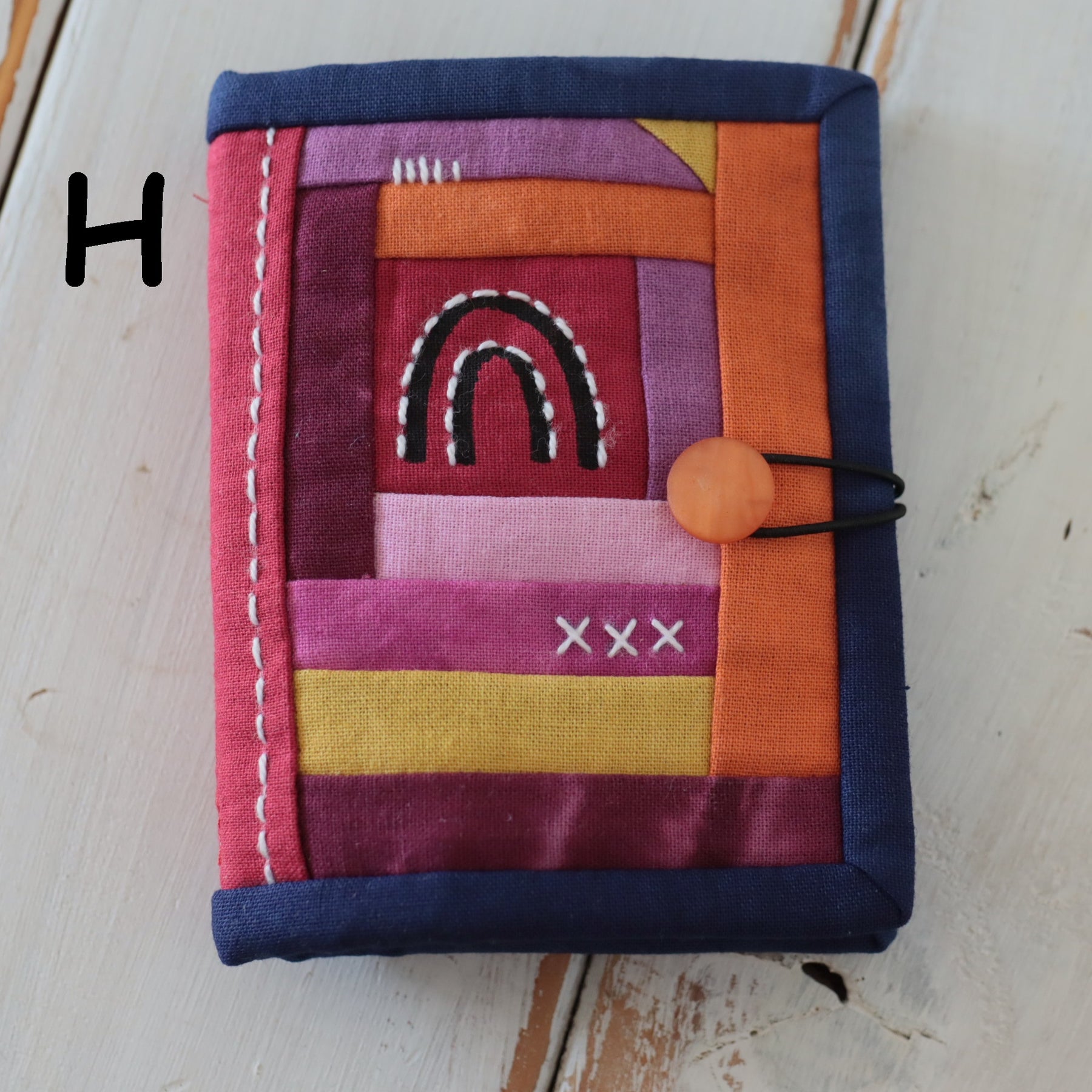 Hand Dyed Patchwork Needle Books