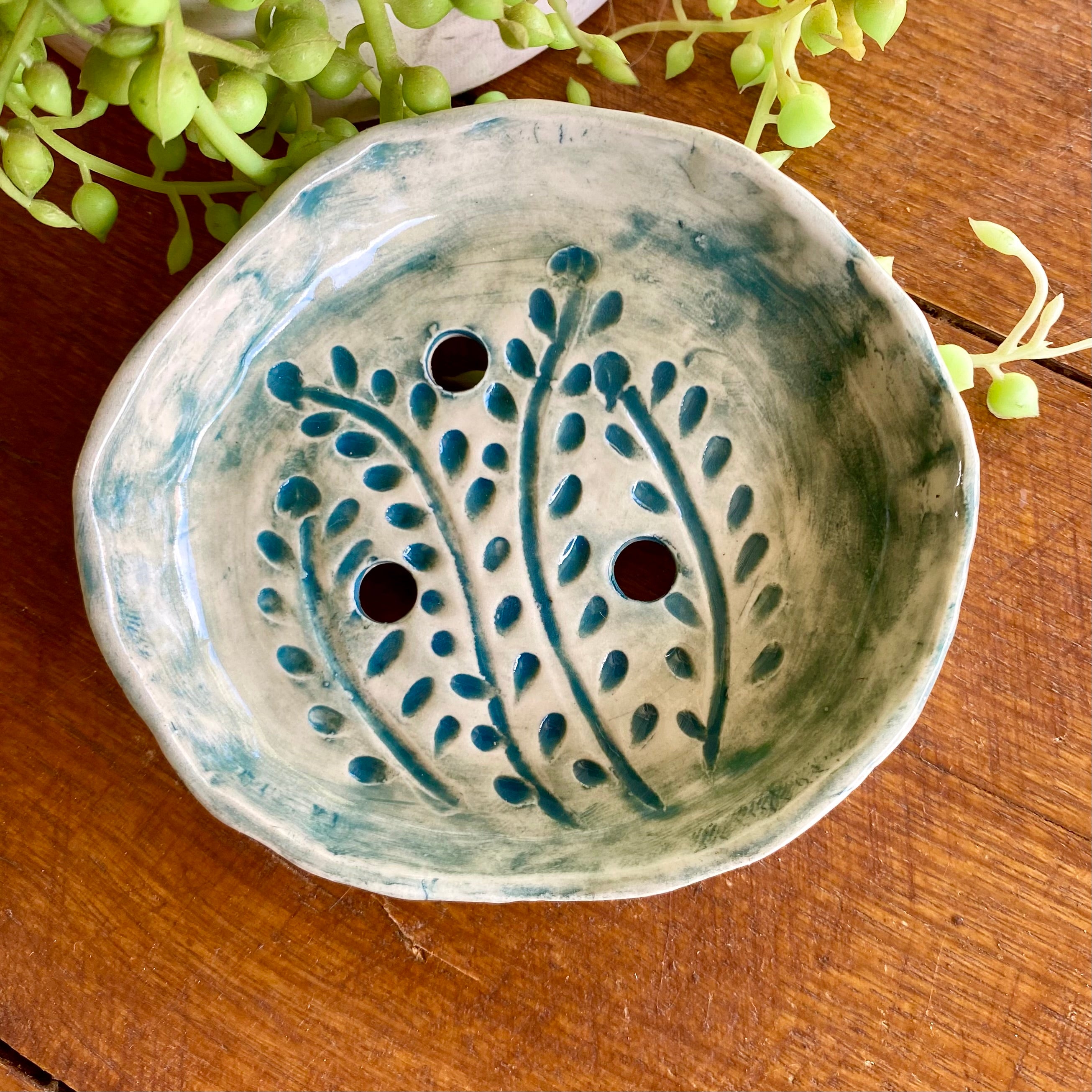 Organic Handcrafted Shampoo/ConditionerBar Holder/HandmadePottery