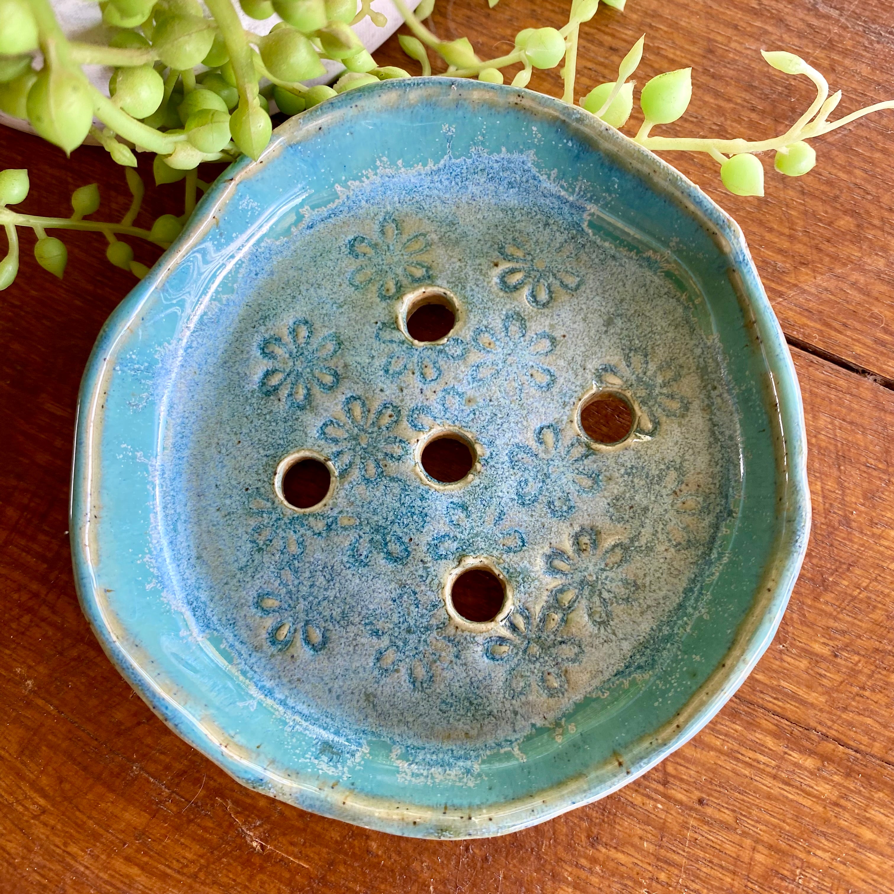 Organic Handcrafted Shampoo/ConditionerBar Holder/HandmadePottery