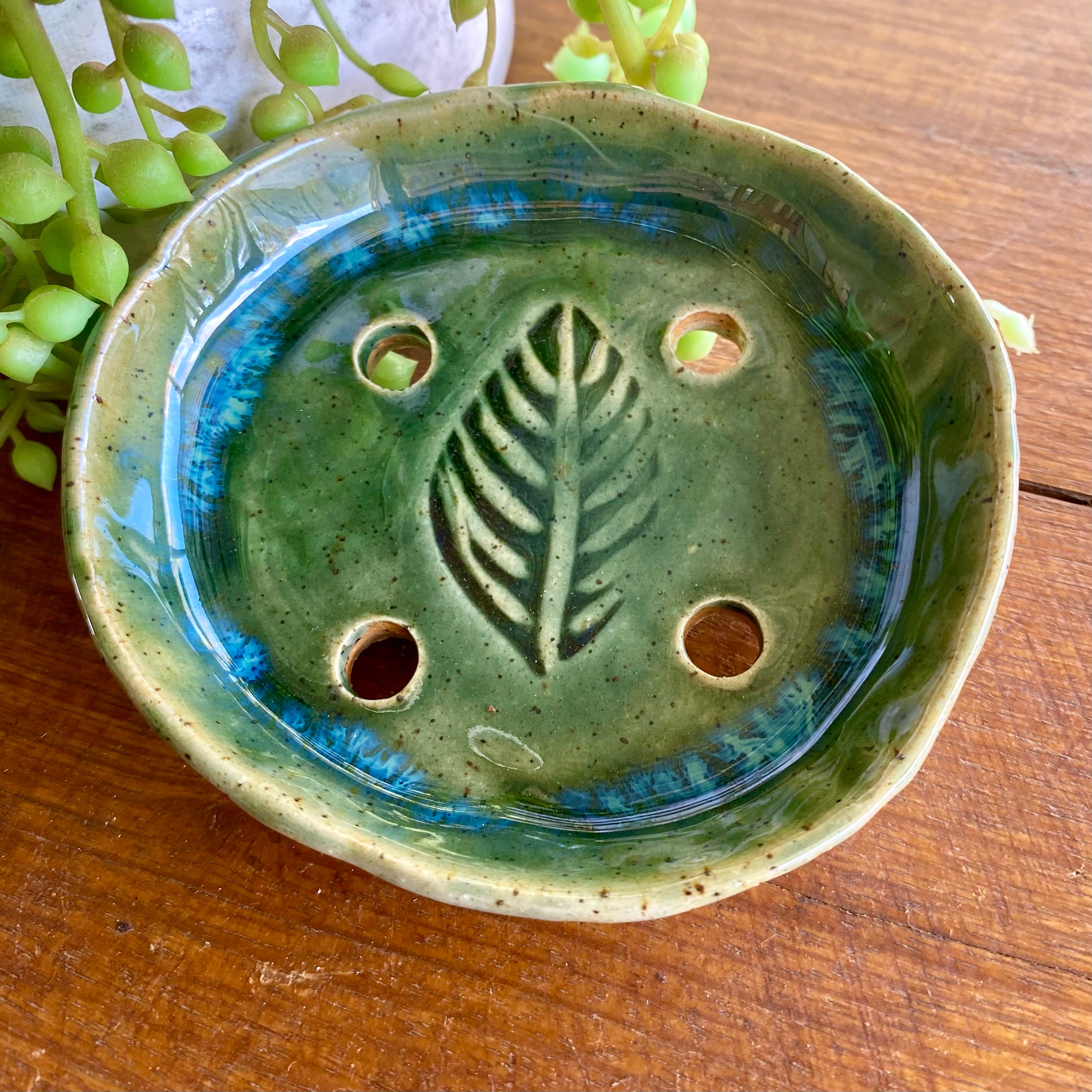 Organic Handcrafted Shampoo/ConditionerBar Holder/HandmadePottery