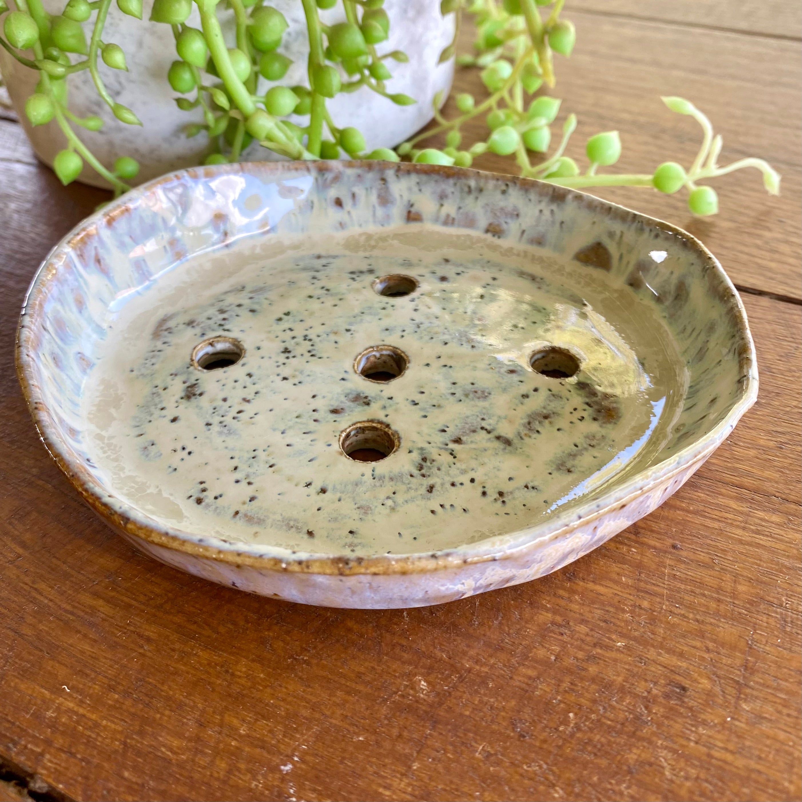 Organic Handcrafted Shampoo/ConditionerBar Holder/HandmadePottery