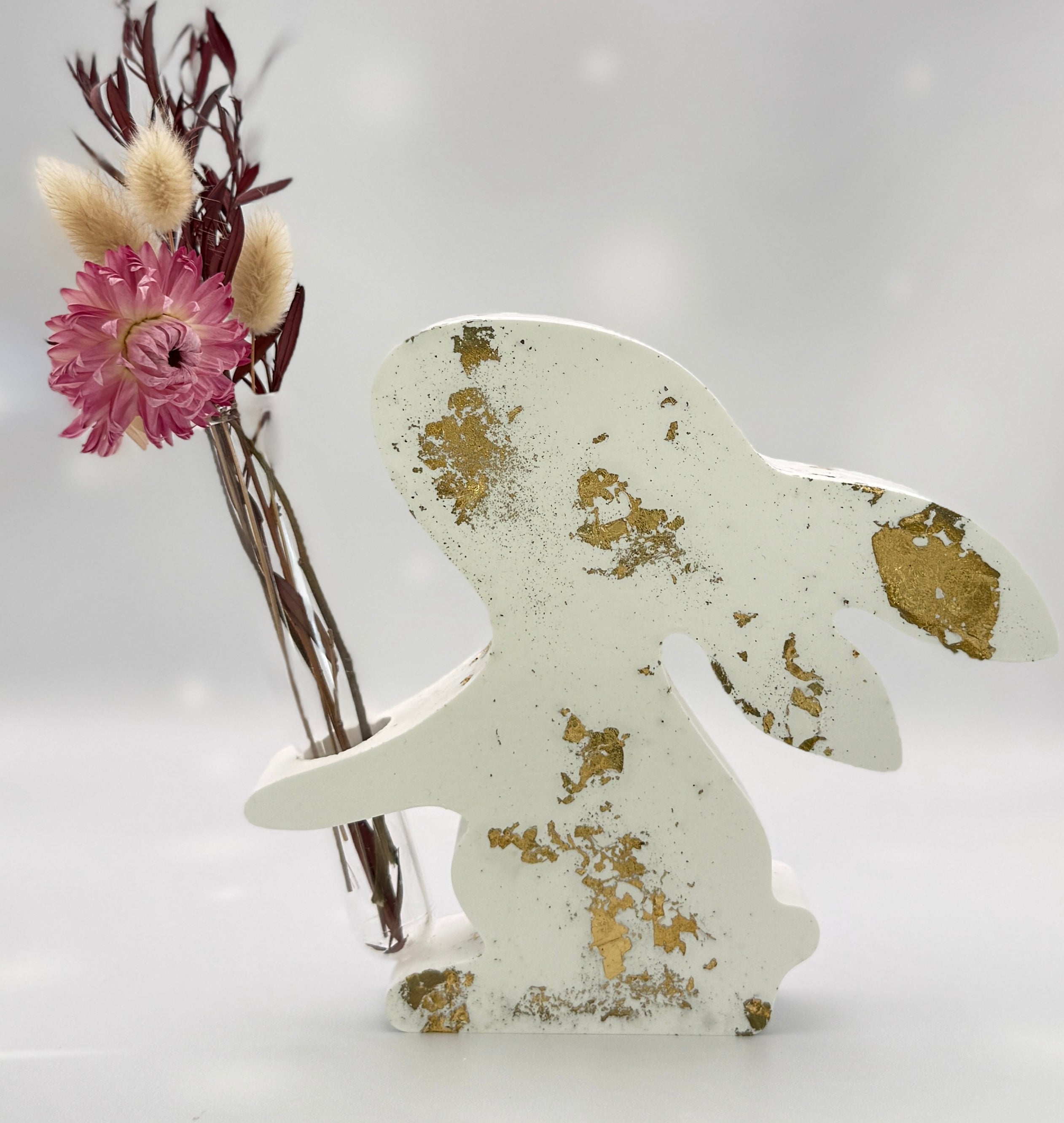 Eco-resin Bunny Vase Holder or Propogation Station