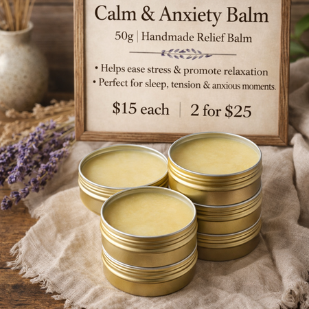 Calm & Anxiety Balm 50g - Handmade Relief Balm