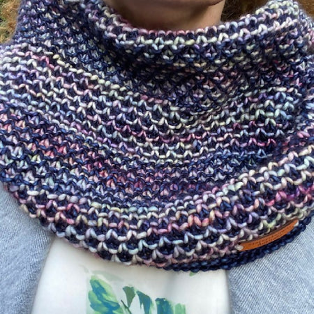 DOWNLOAD - Knitting Pattern Cowl, Infinity Cowl Scarf