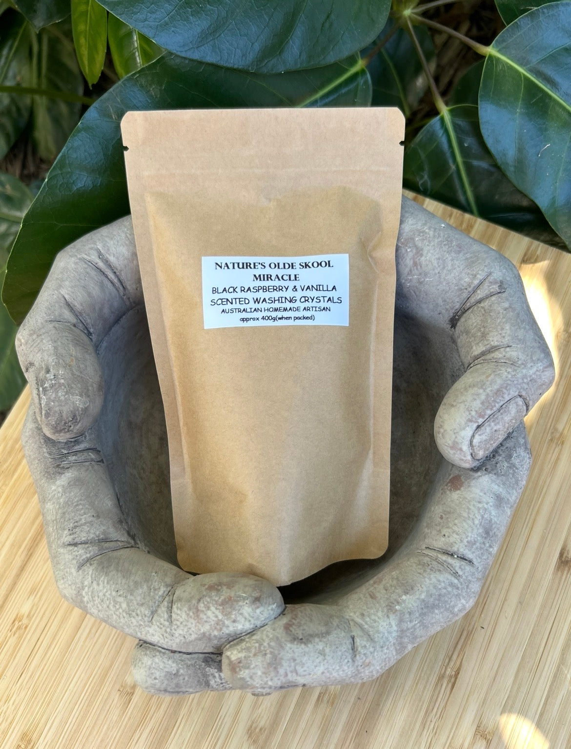 Handmade Washing Crystals | Black Raspberry & Vanilla Fragrance | Natural Fabric Softener