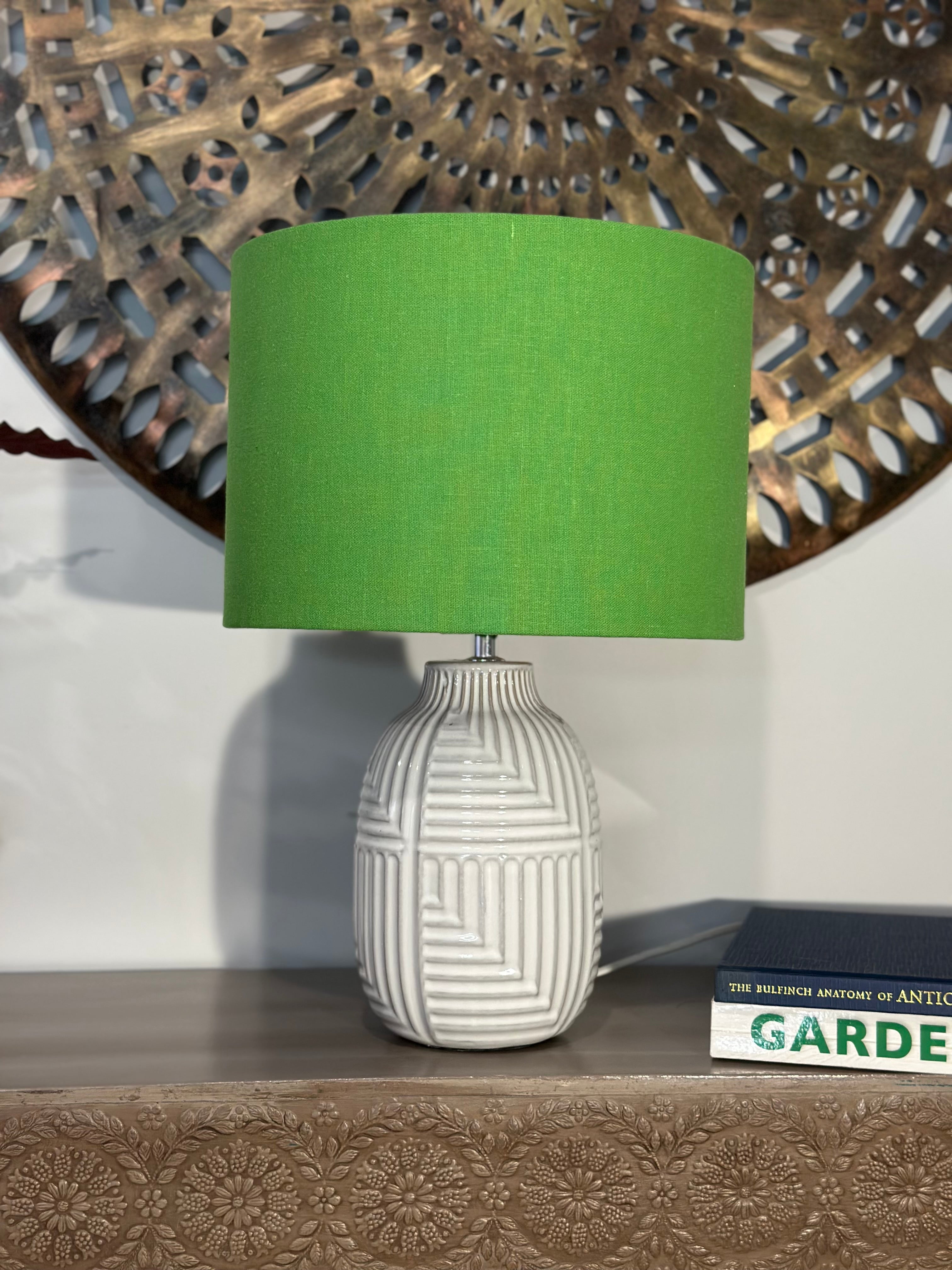 Melissa double side drum lampshade