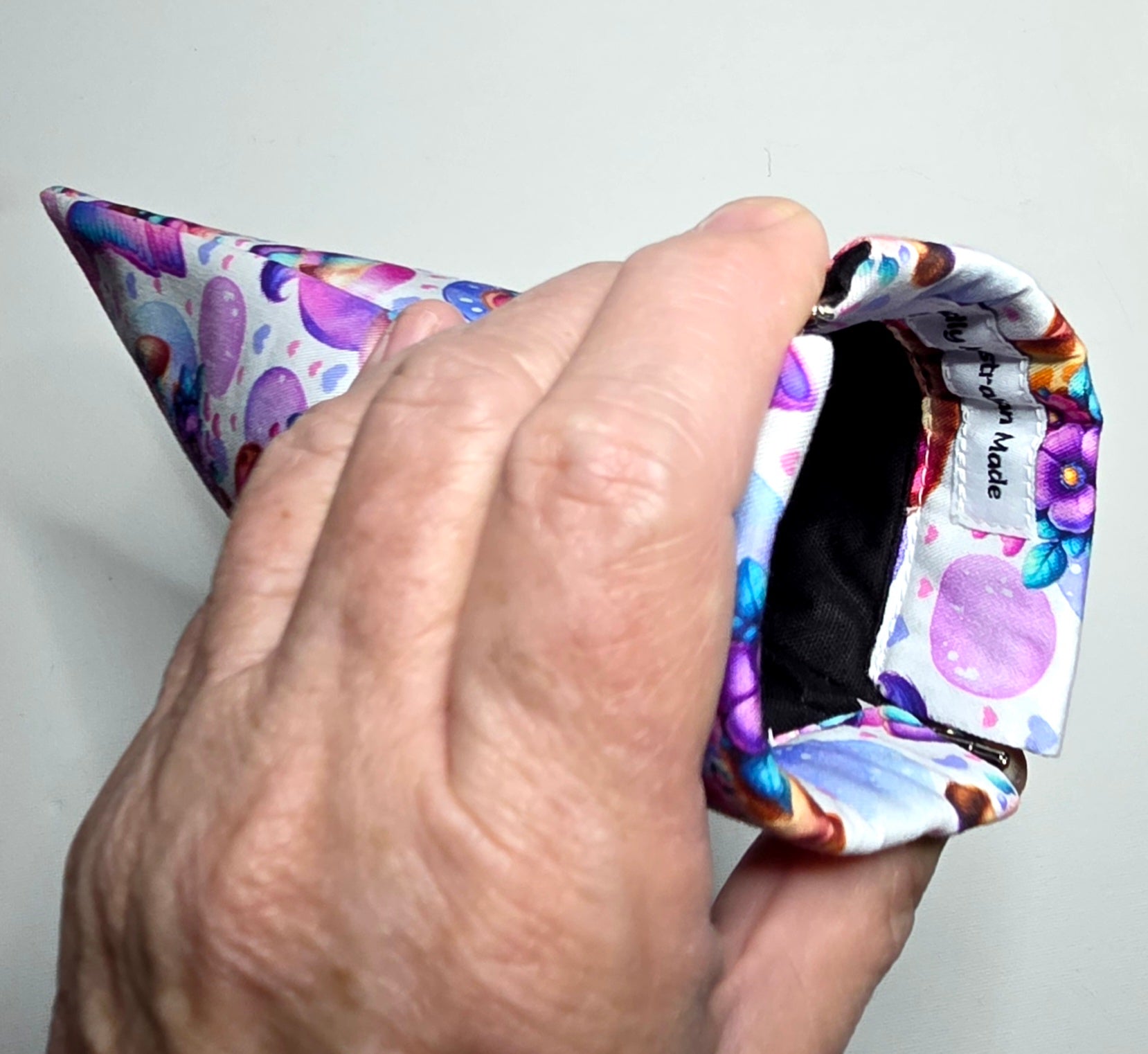 Sunglasses Pouch in pretty giraffe fabric