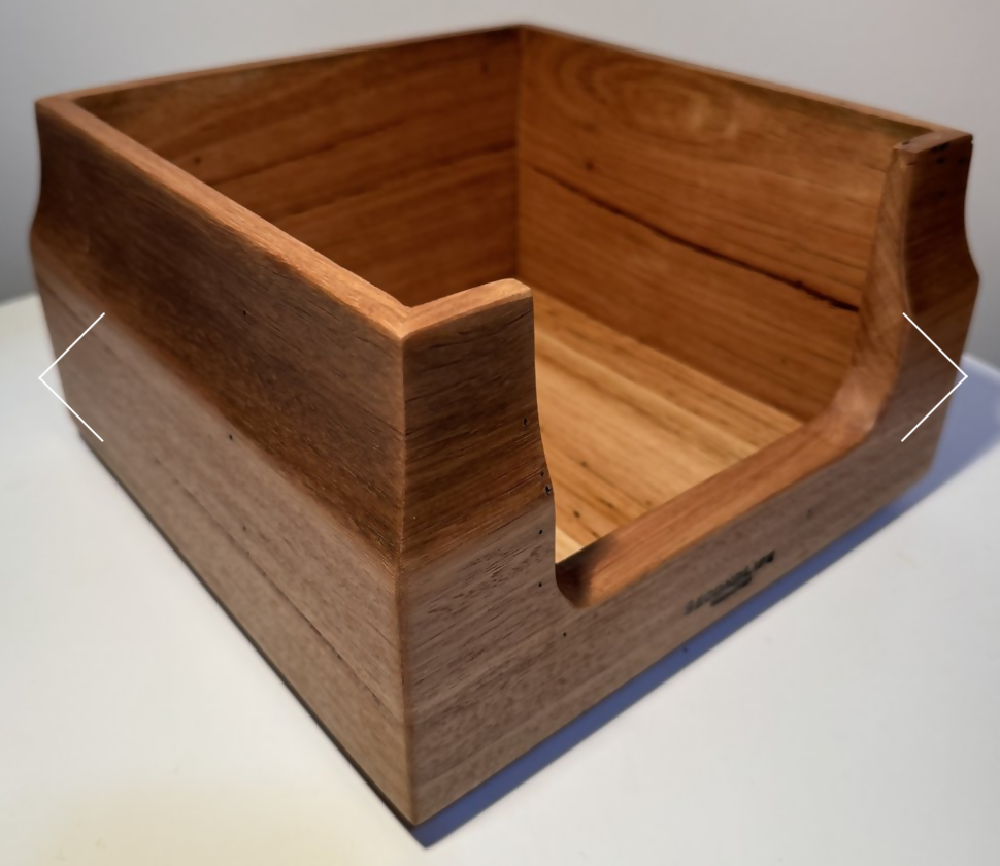 Recycled Hardwood Napkin Holder