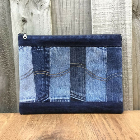 Upcycled Denim Pencil Case – Jean Pockets