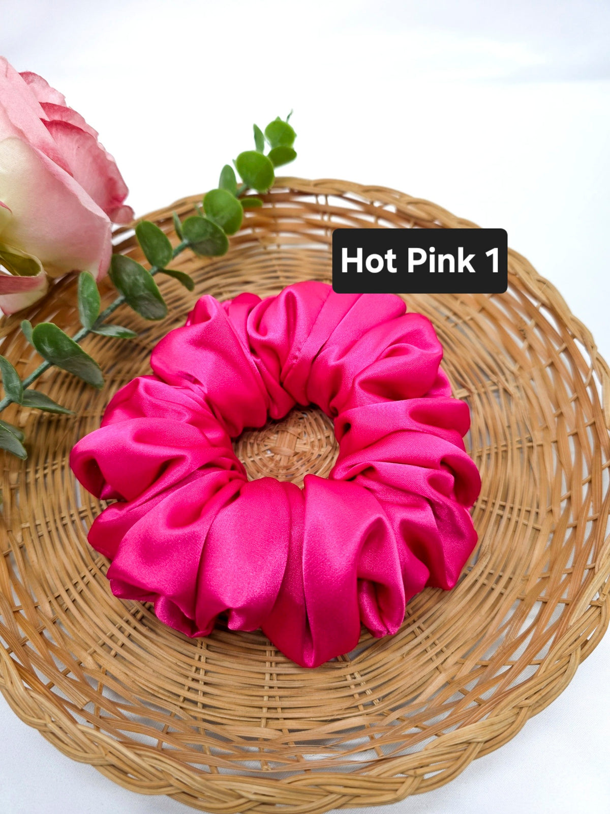 Extra Large Satin Scrunchie, Ponytail Holder, Oversized Hair Ties