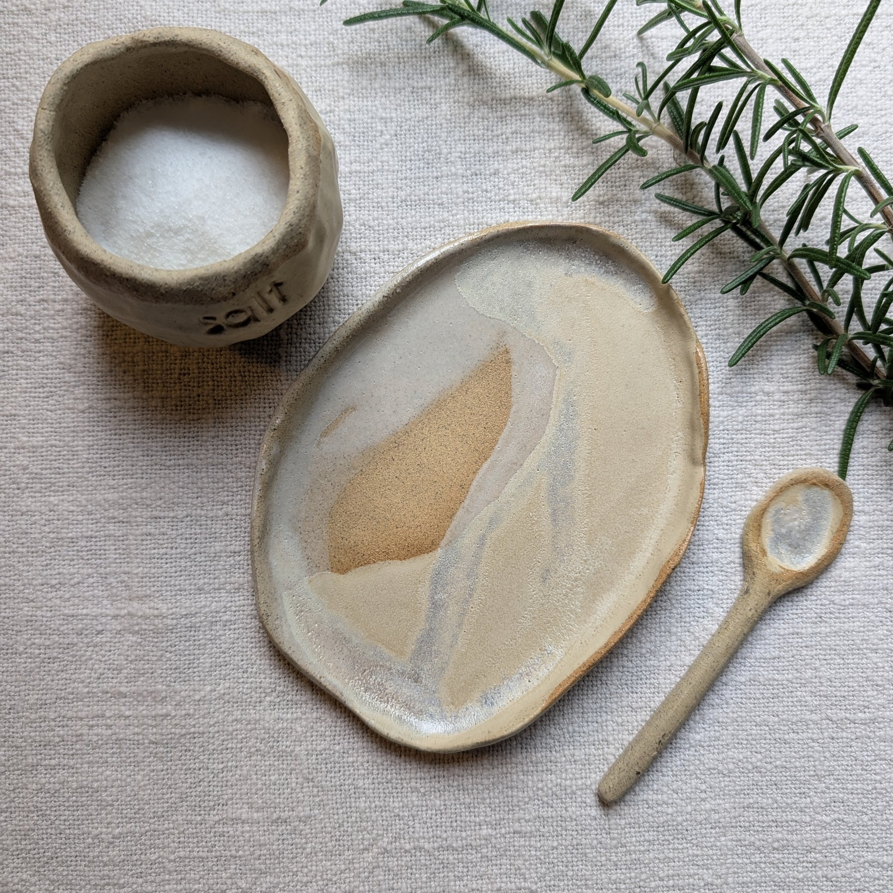 Ceramic Salt Pot | farmhouse • everyday • earthy