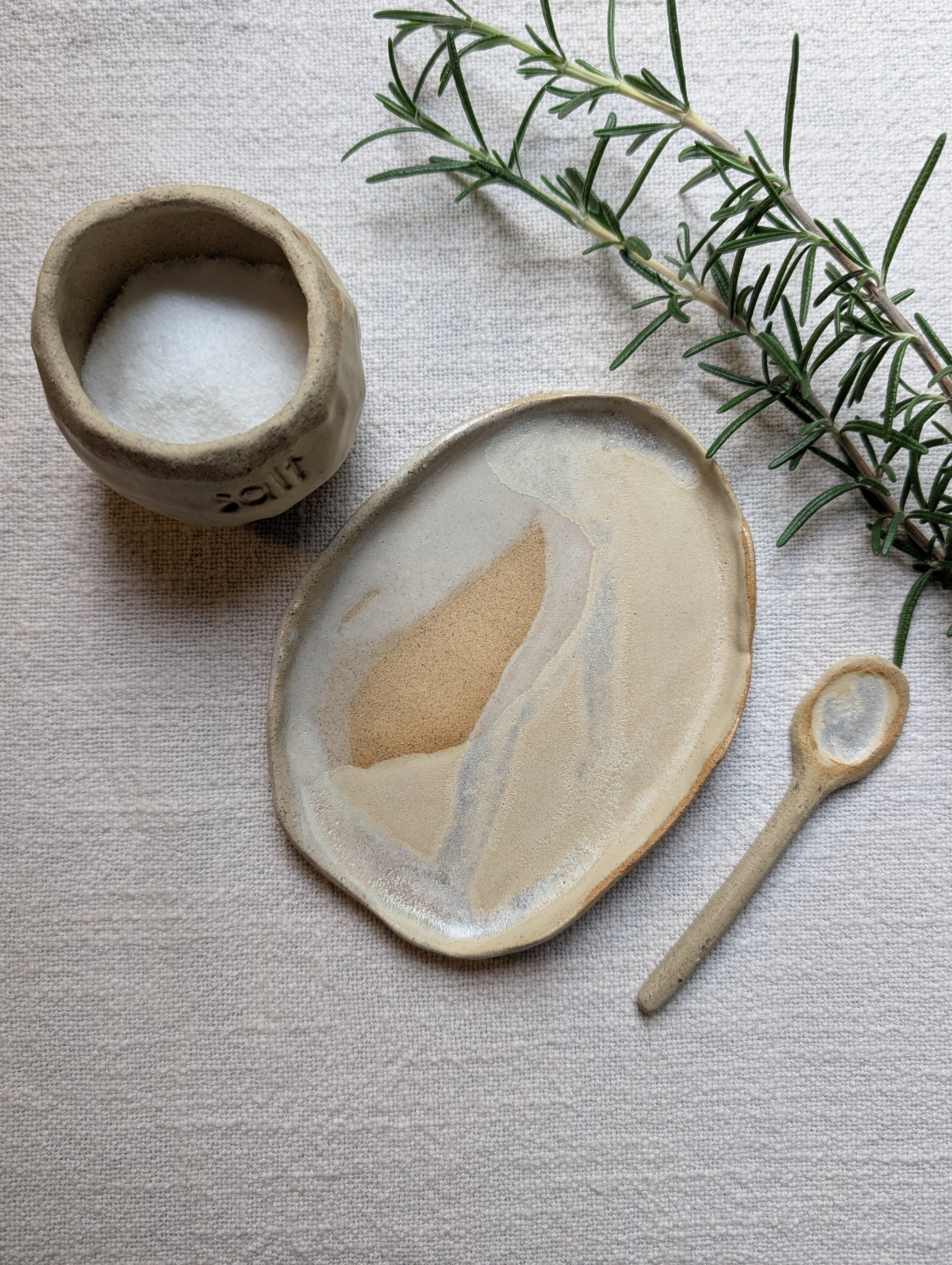 Ceramic Salt Pot | farmhouse • everyday • earthy