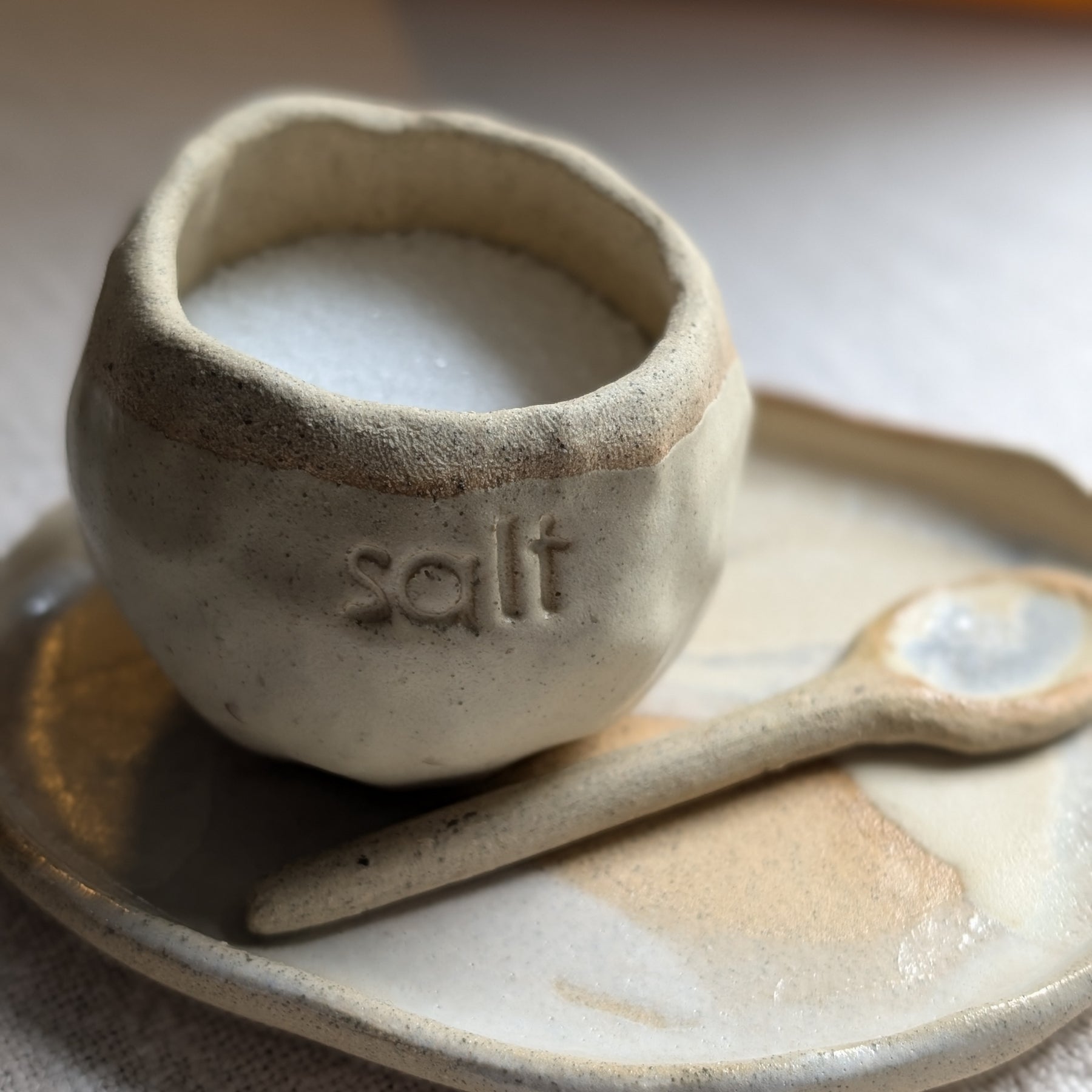 Ceramic Salt Pot | farmhouse • everyday • earthy