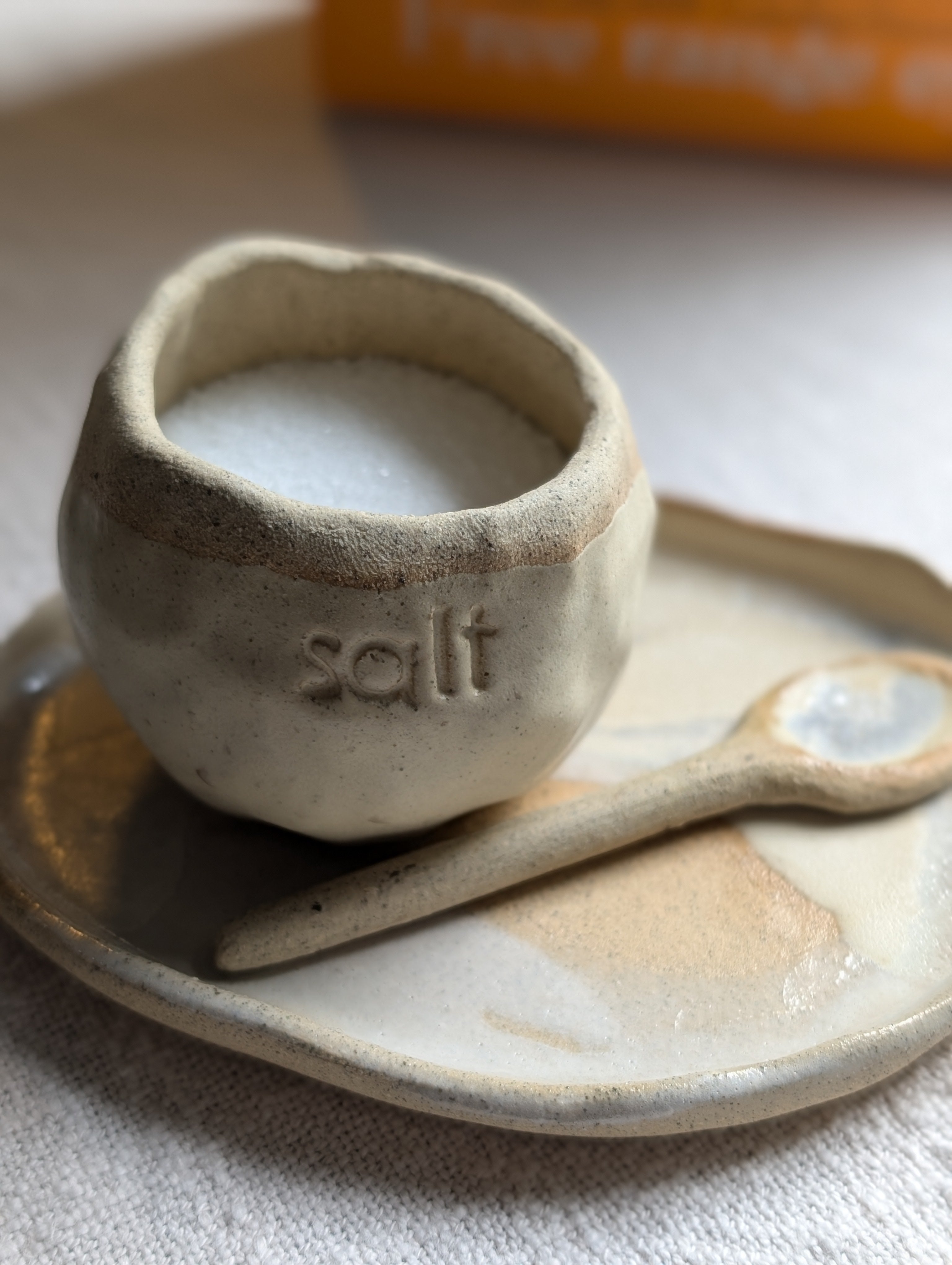 Ceramic Salt Pot | farmhouse • everyday • earthy