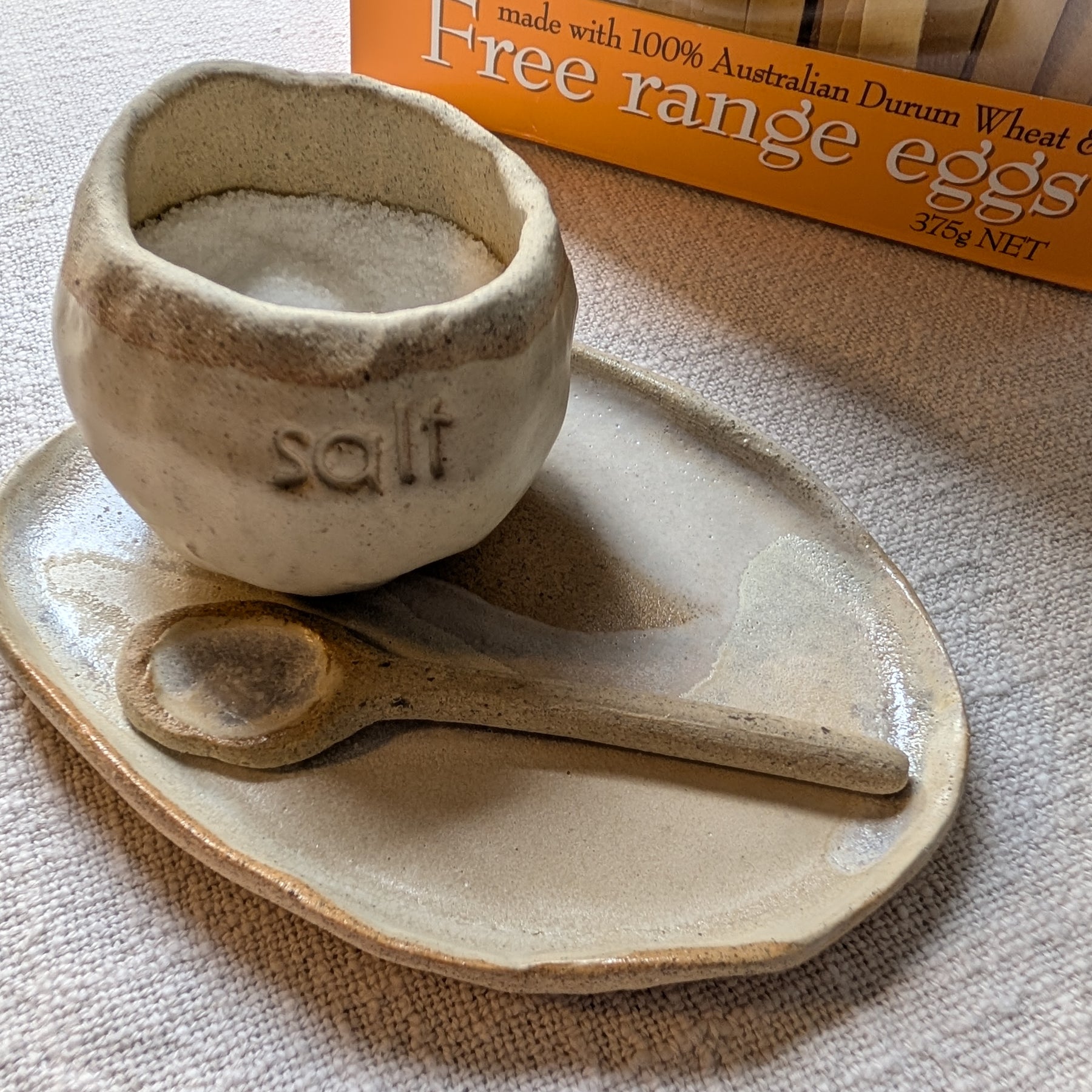Ceramic Salt Pot | farmhouse • everyday • earthy