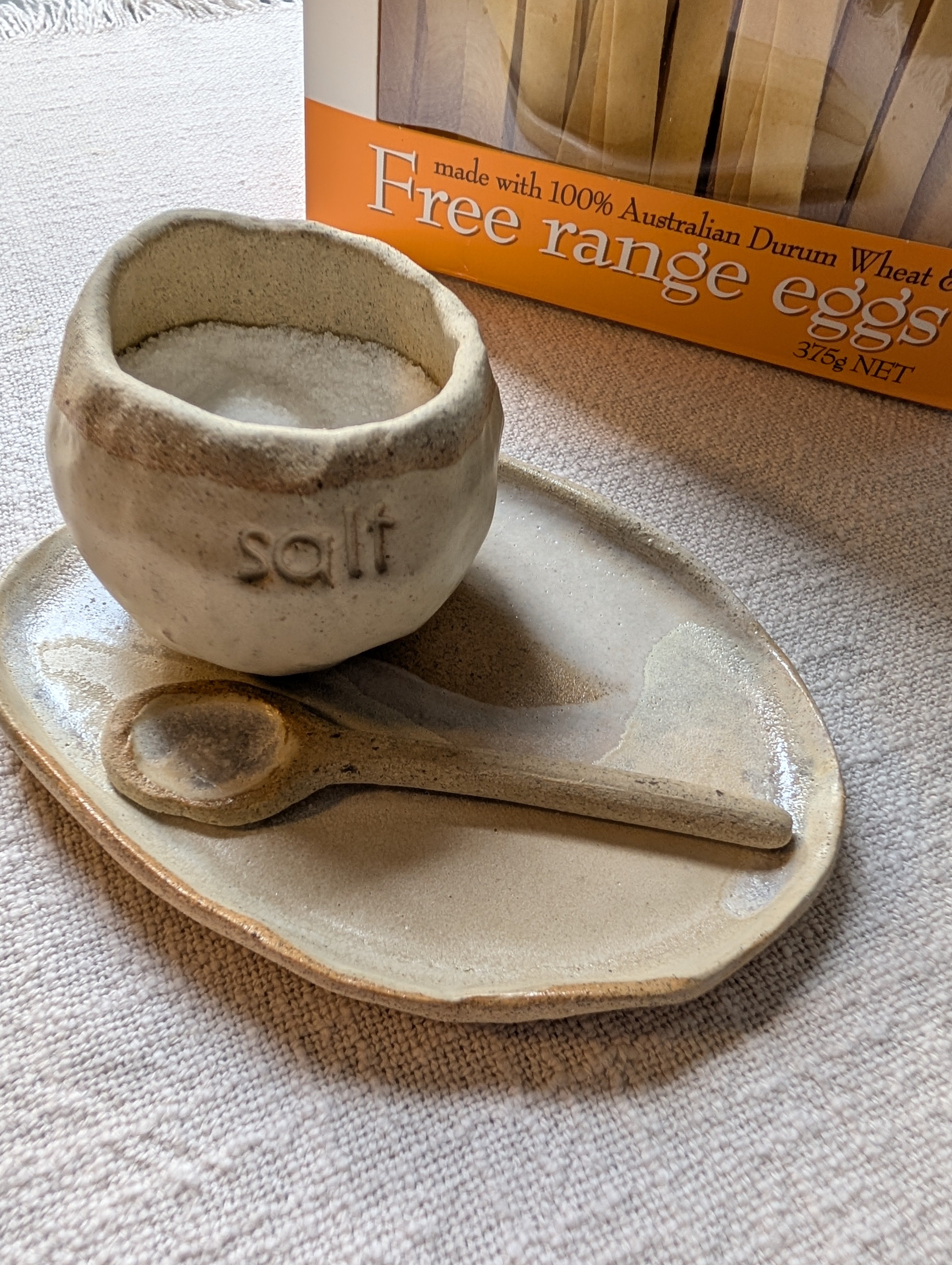 Ceramic Salt Pot | farmhouse • everyday • earthy