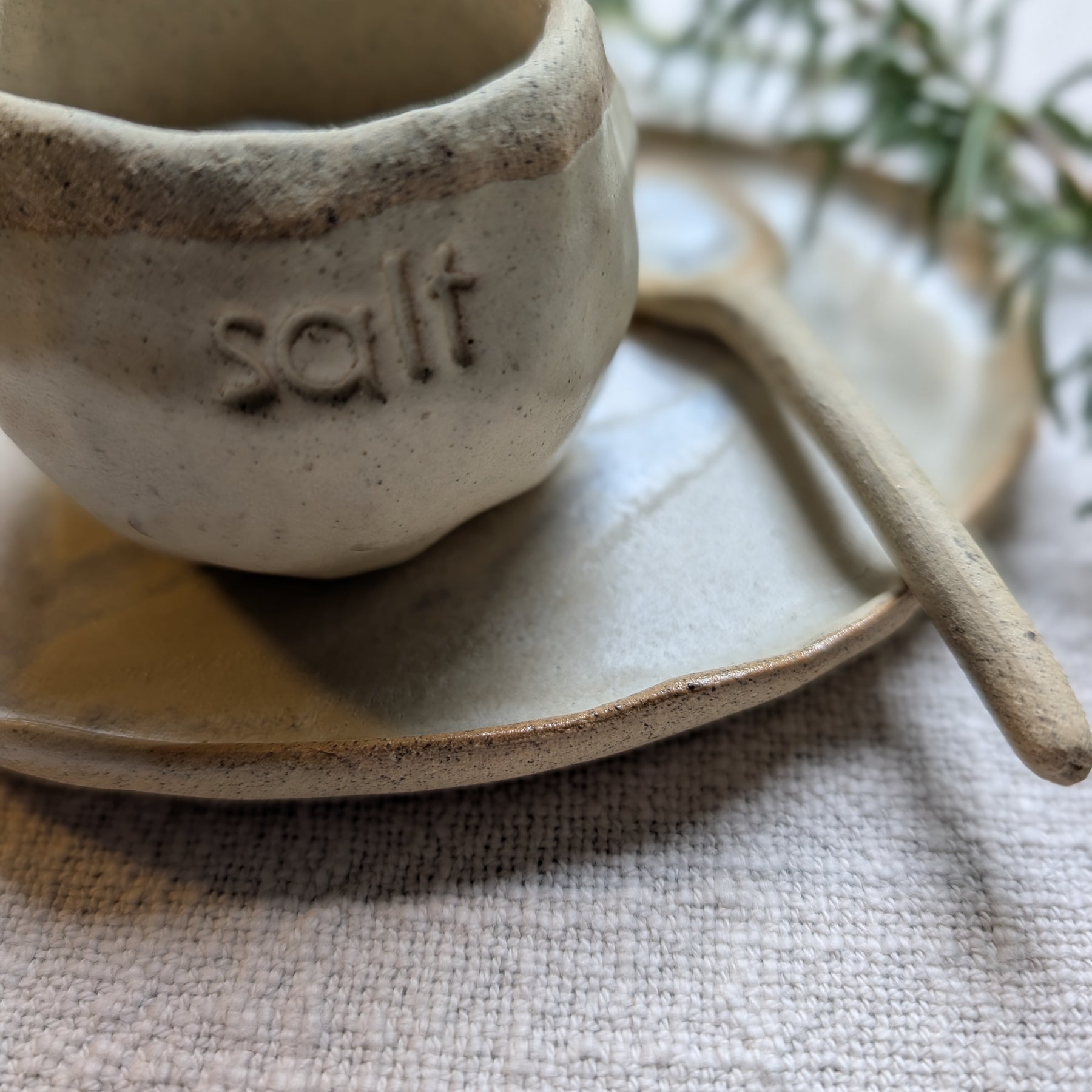 Ceramic Salt Pot | farmhouse • everyday • earthy