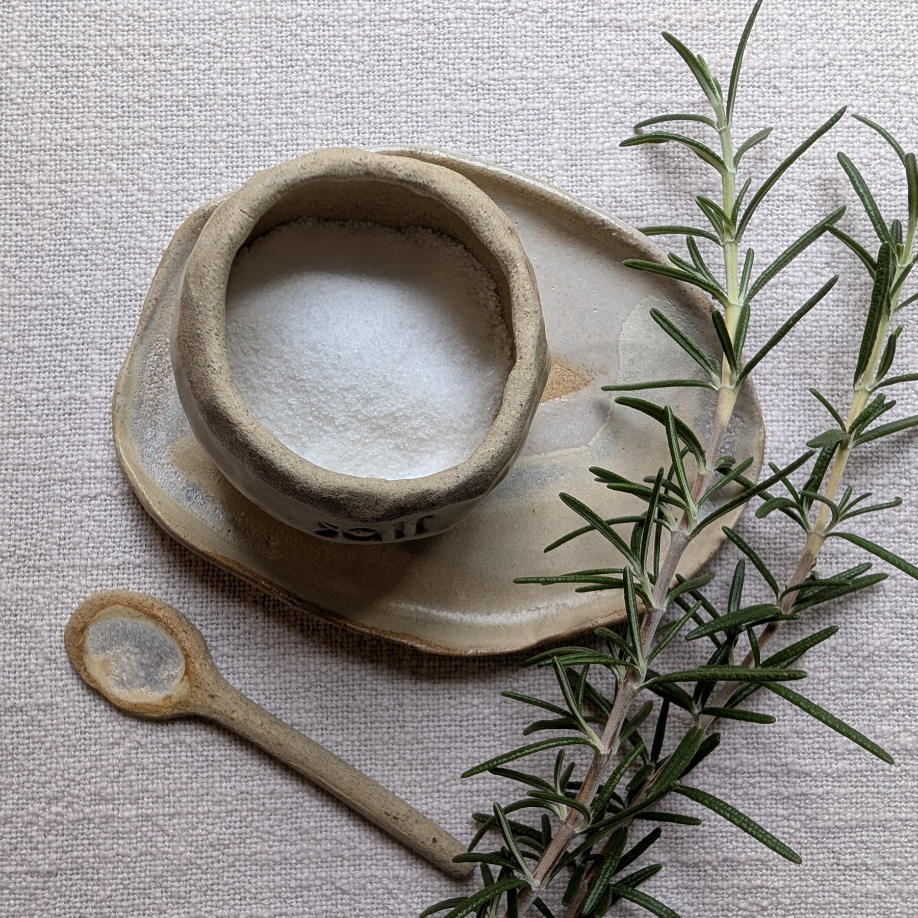 Ceramic Salt Pot | farmhouse • everyday • earthy