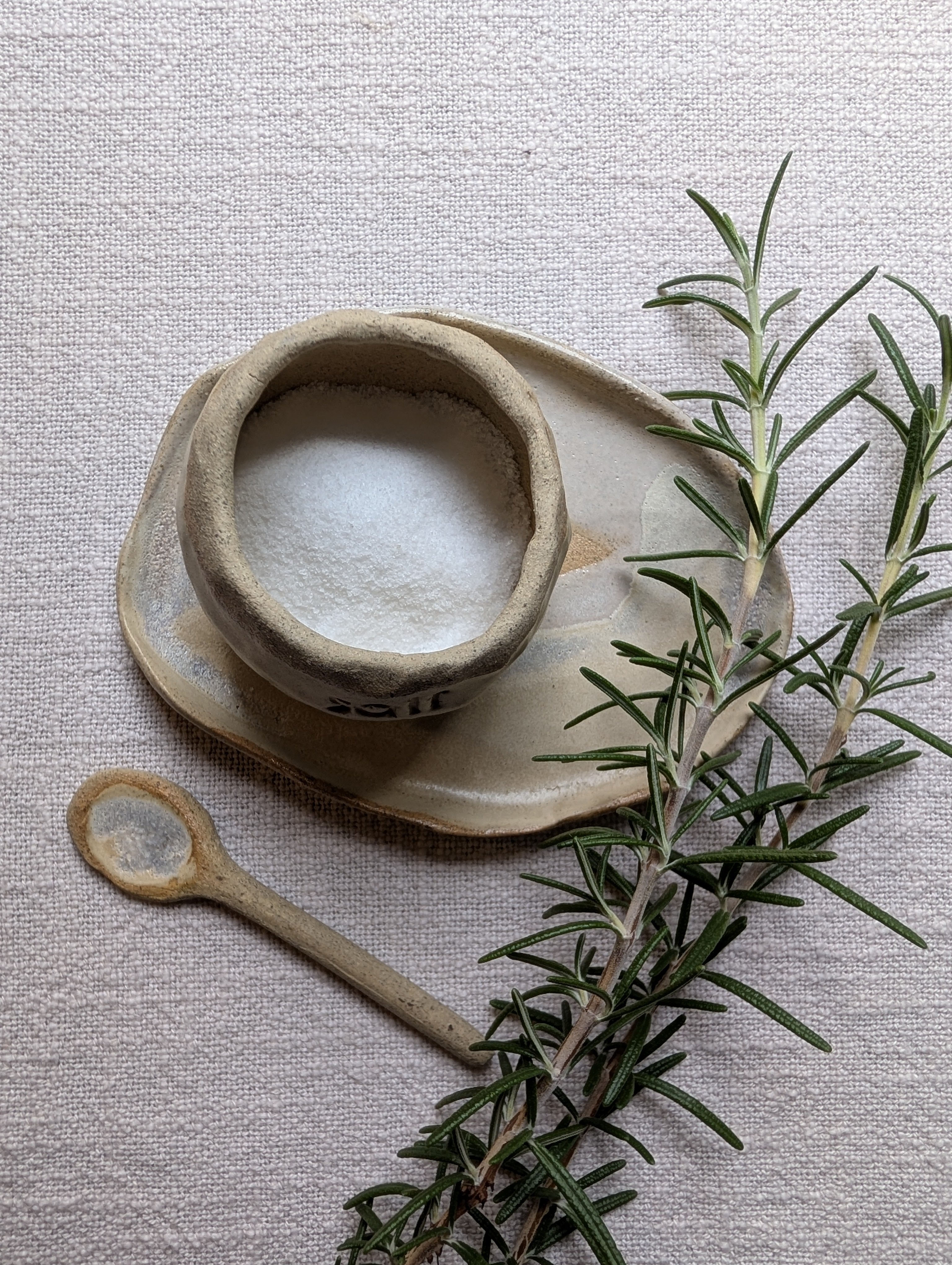 Ceramic Salt Pot | farmhouse • everyday • earthy