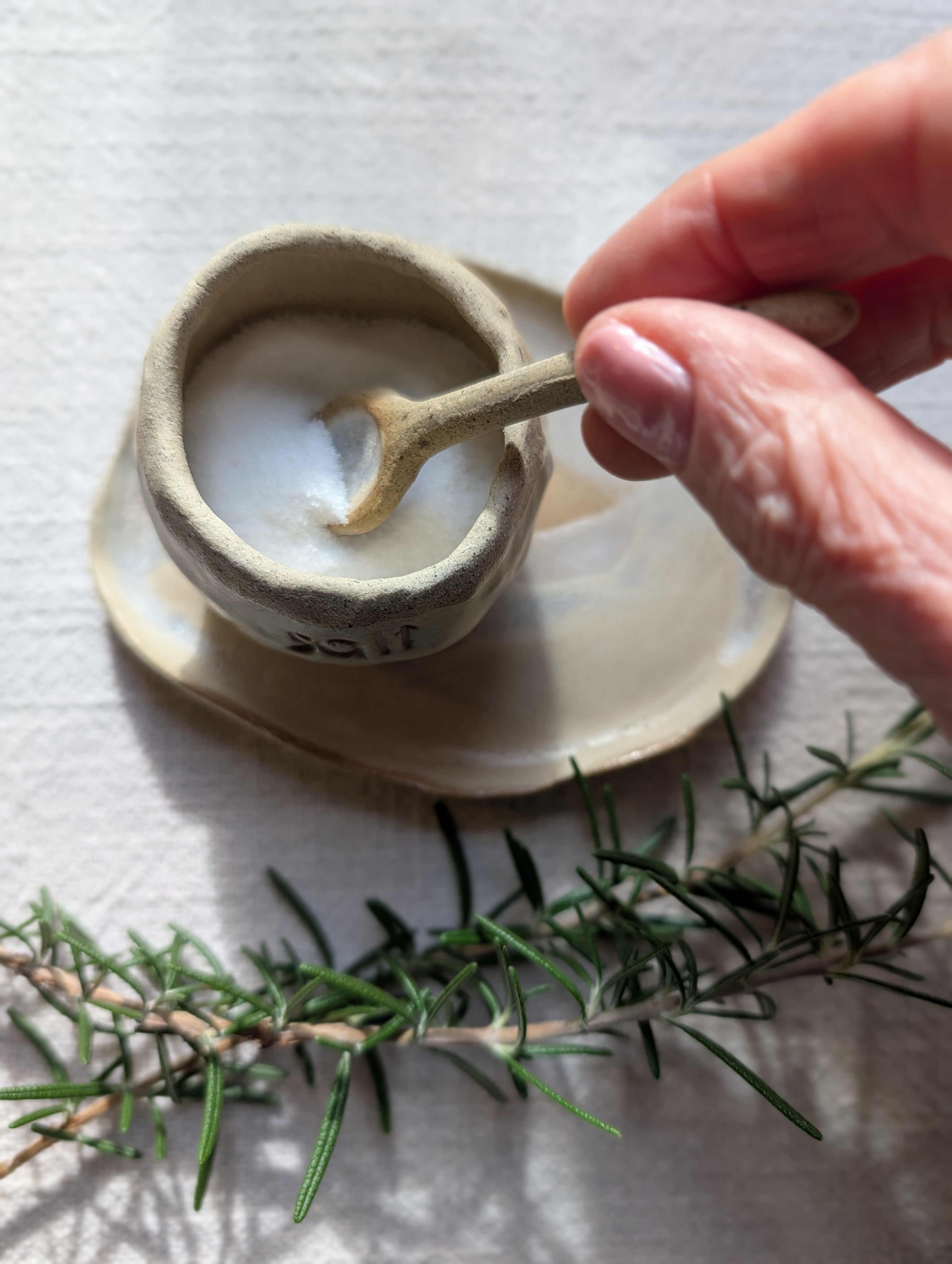 Ceramic Salt Pot | farmhouse • everyday • earthy